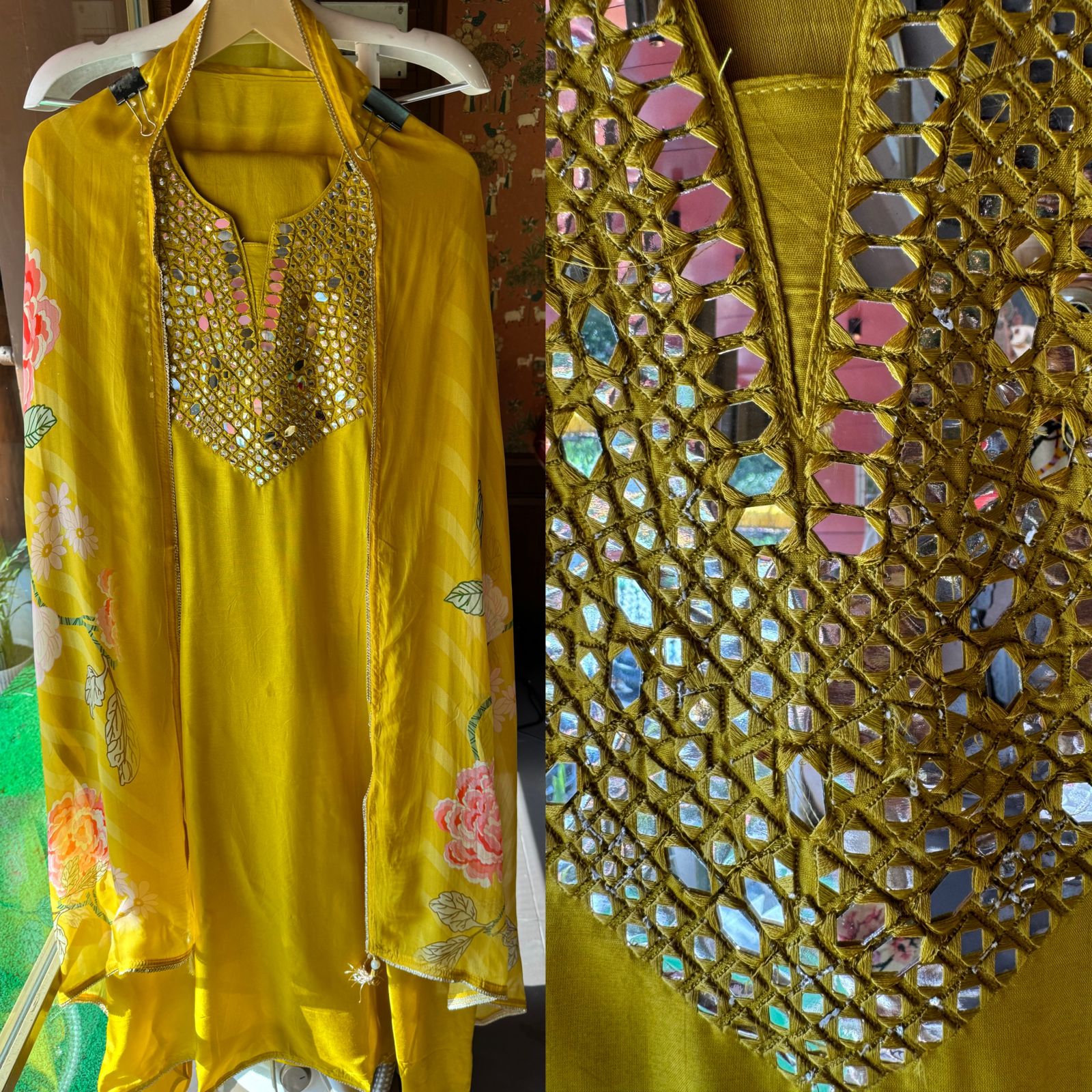 Pure Silk shirt (Unstitched shirt)