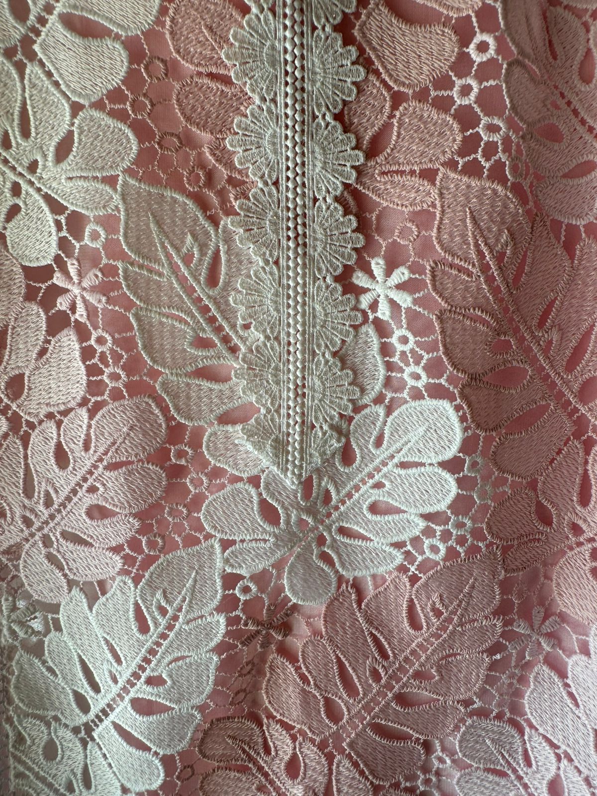 Cutwork crochia Designer front with cotton