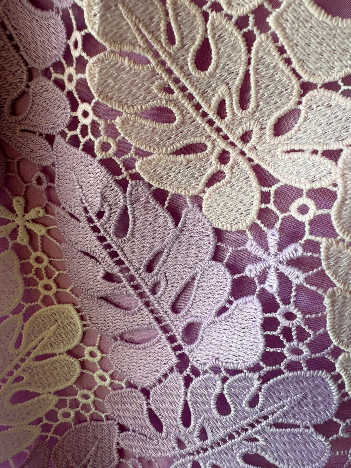 Cutwork crochia Designer front with cotton