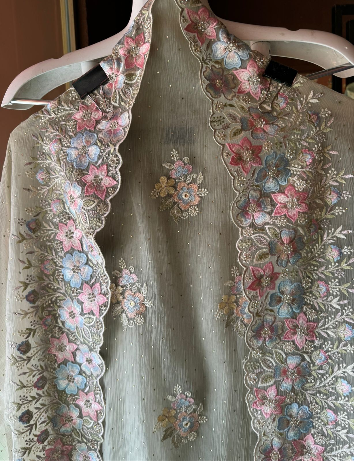 Pure Chiffon Georgette Unstitched suits