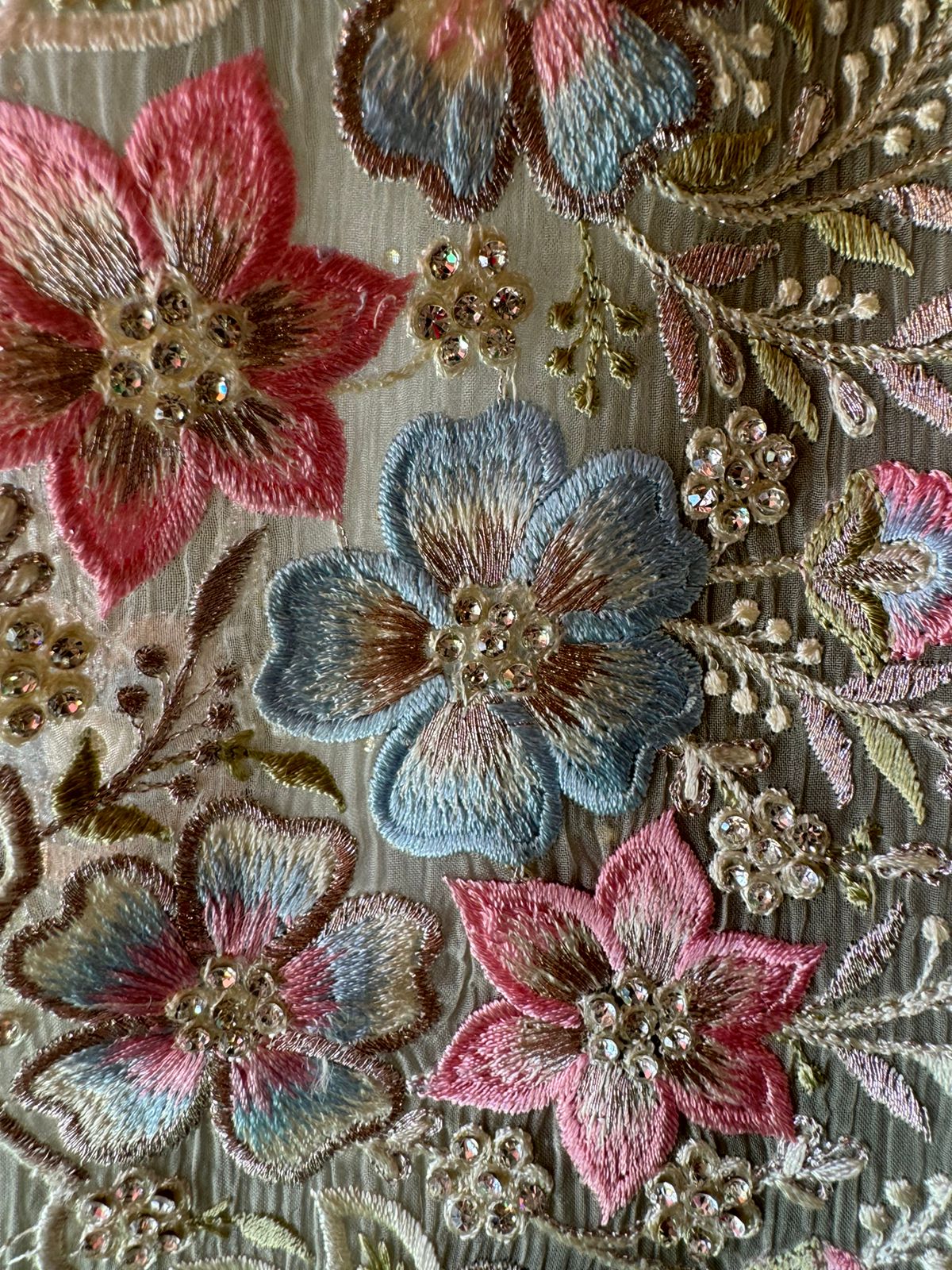 Pure Chiffon Georgette Unstitched suits