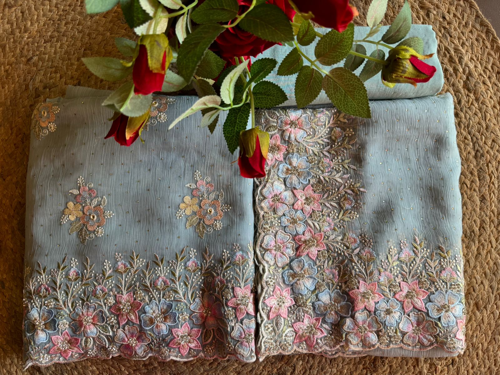 Pure Chiffon Georgette Unstitched suits