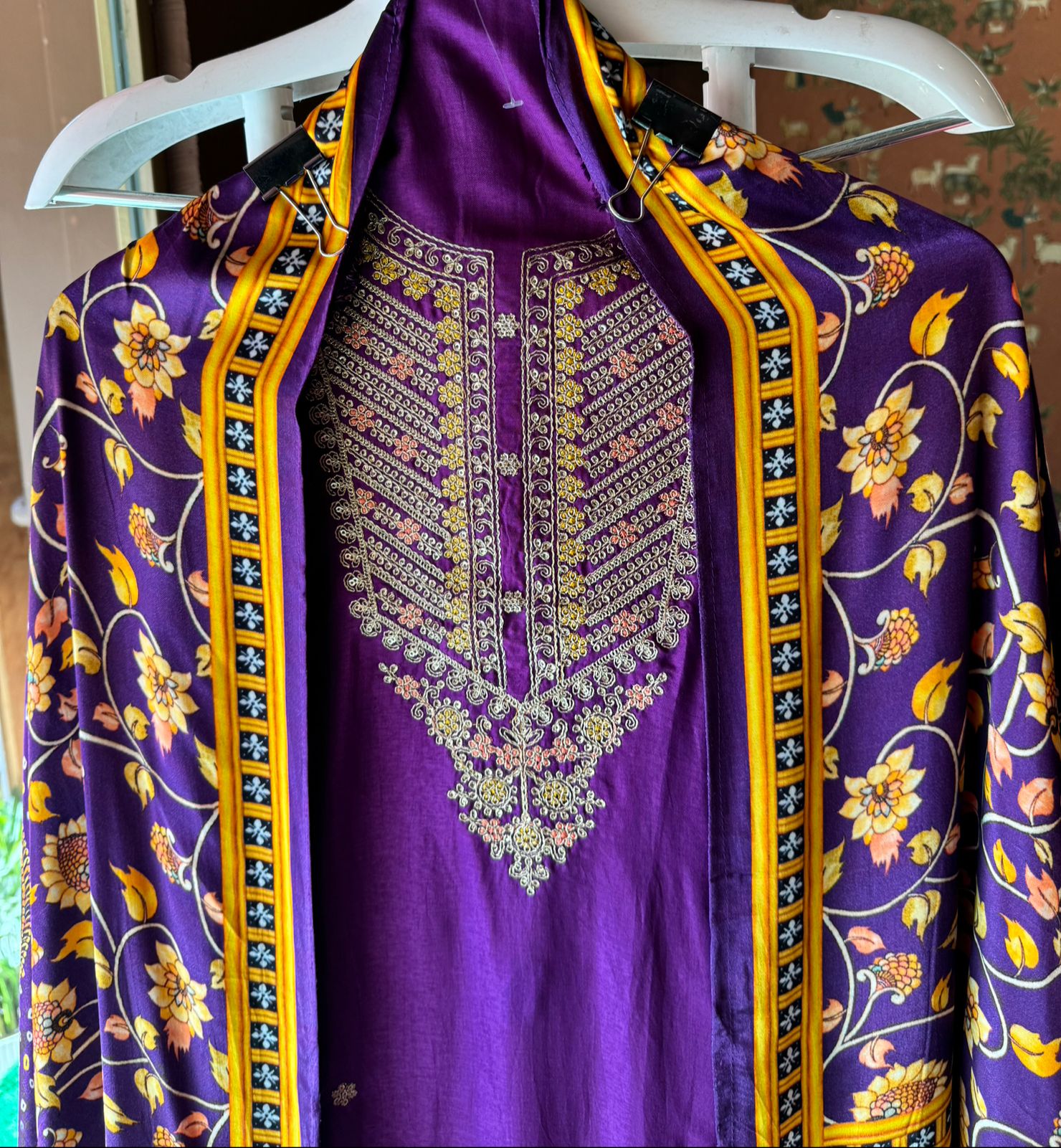 Pure Silk Shirt with Beautiful Dori