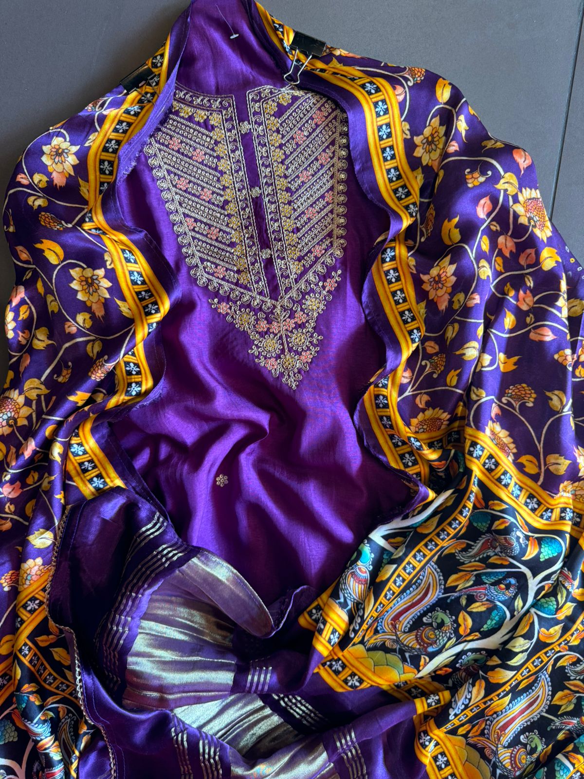 Pure Silk Shirt with Beautiful Dori