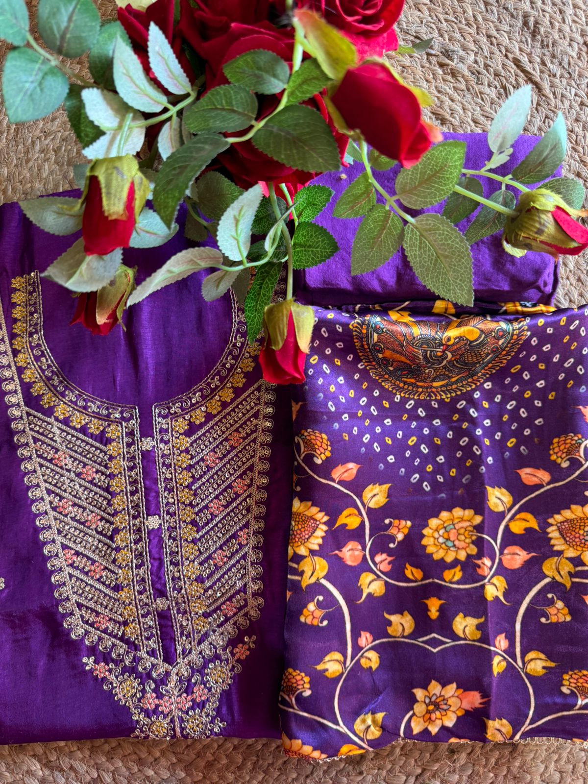 Pure Silk Shirt with Beautiful Dori