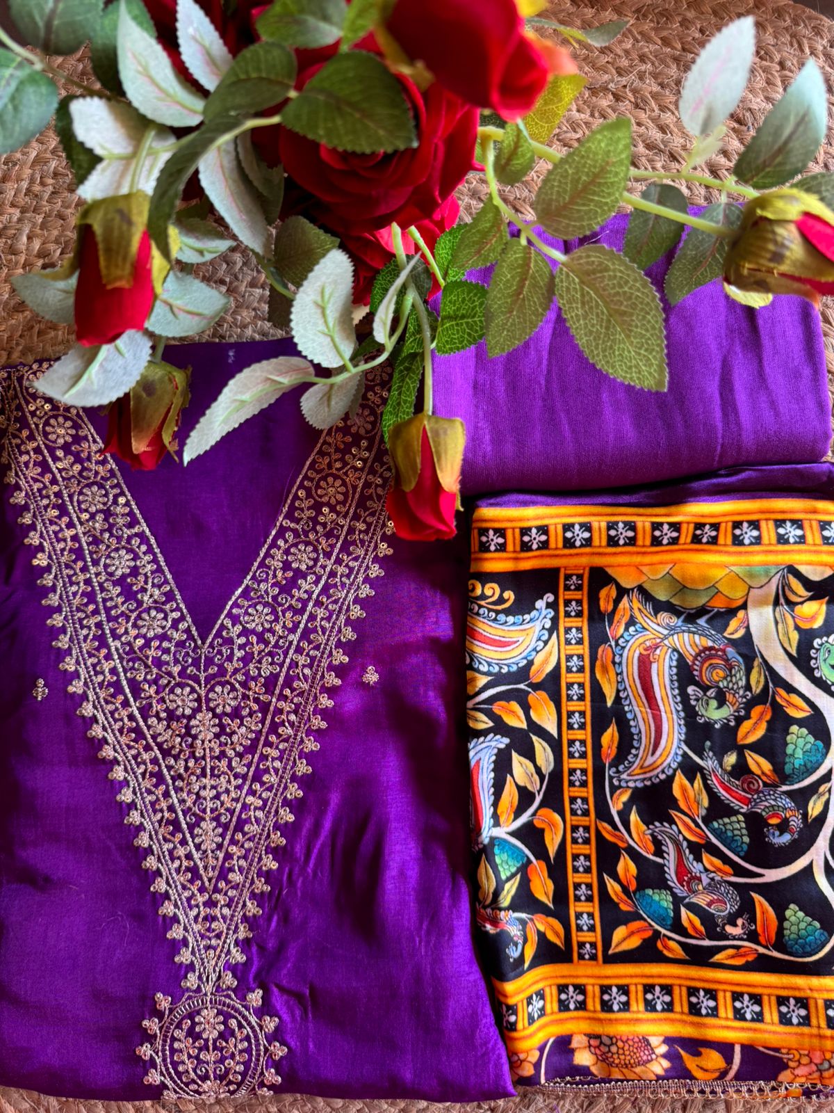 Pure Silk Shirt with Beautiful Dori