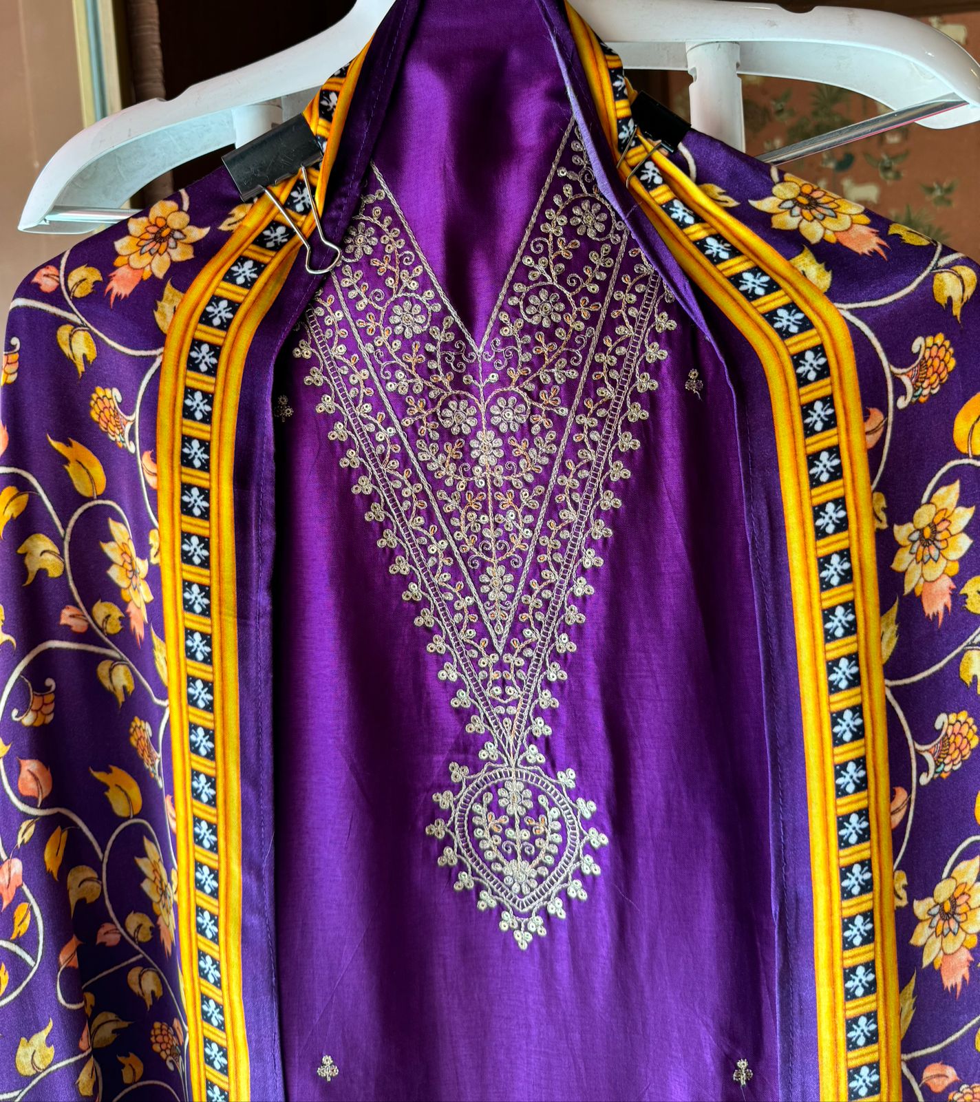 Pure Silk Shirt with Beautiful Dori