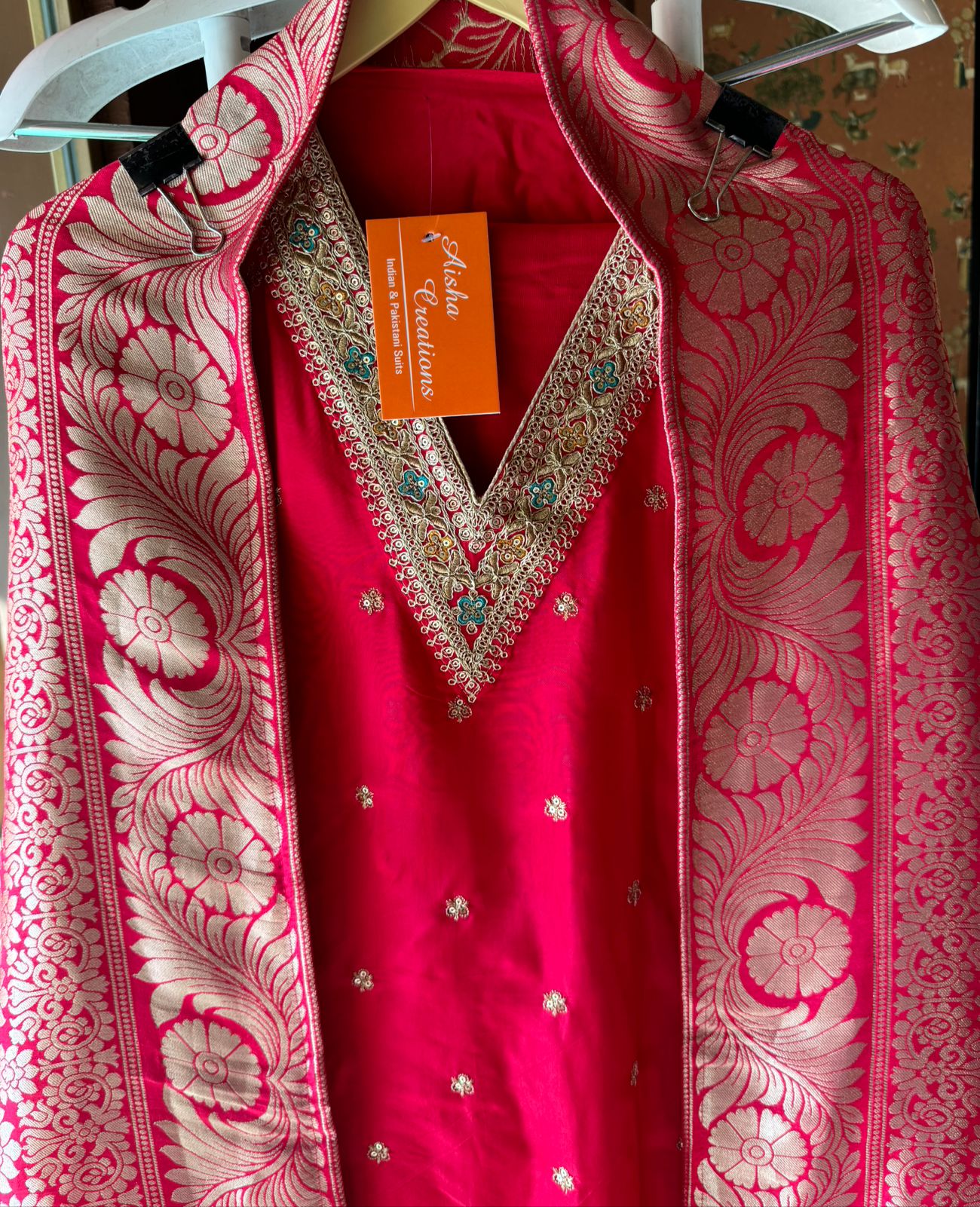 Semi Silk shirt with V neckline