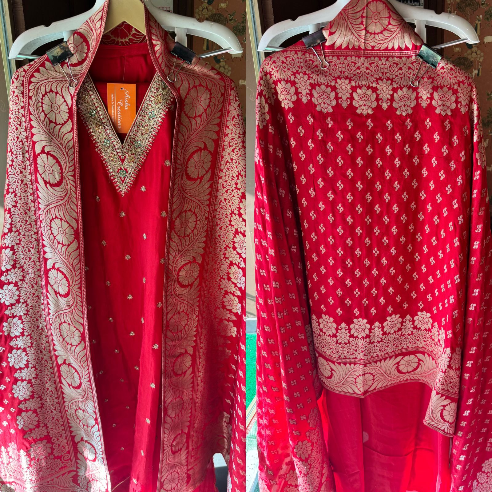 Semi Silk shirt with V neckline