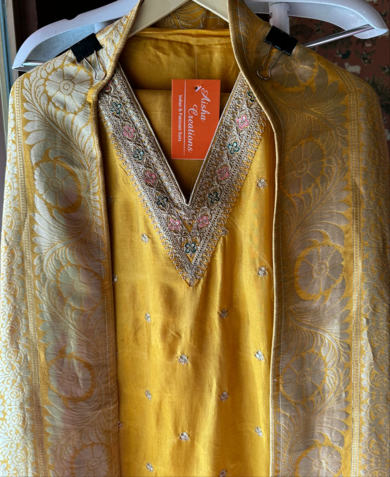 Semi Silk shirt with V neckline