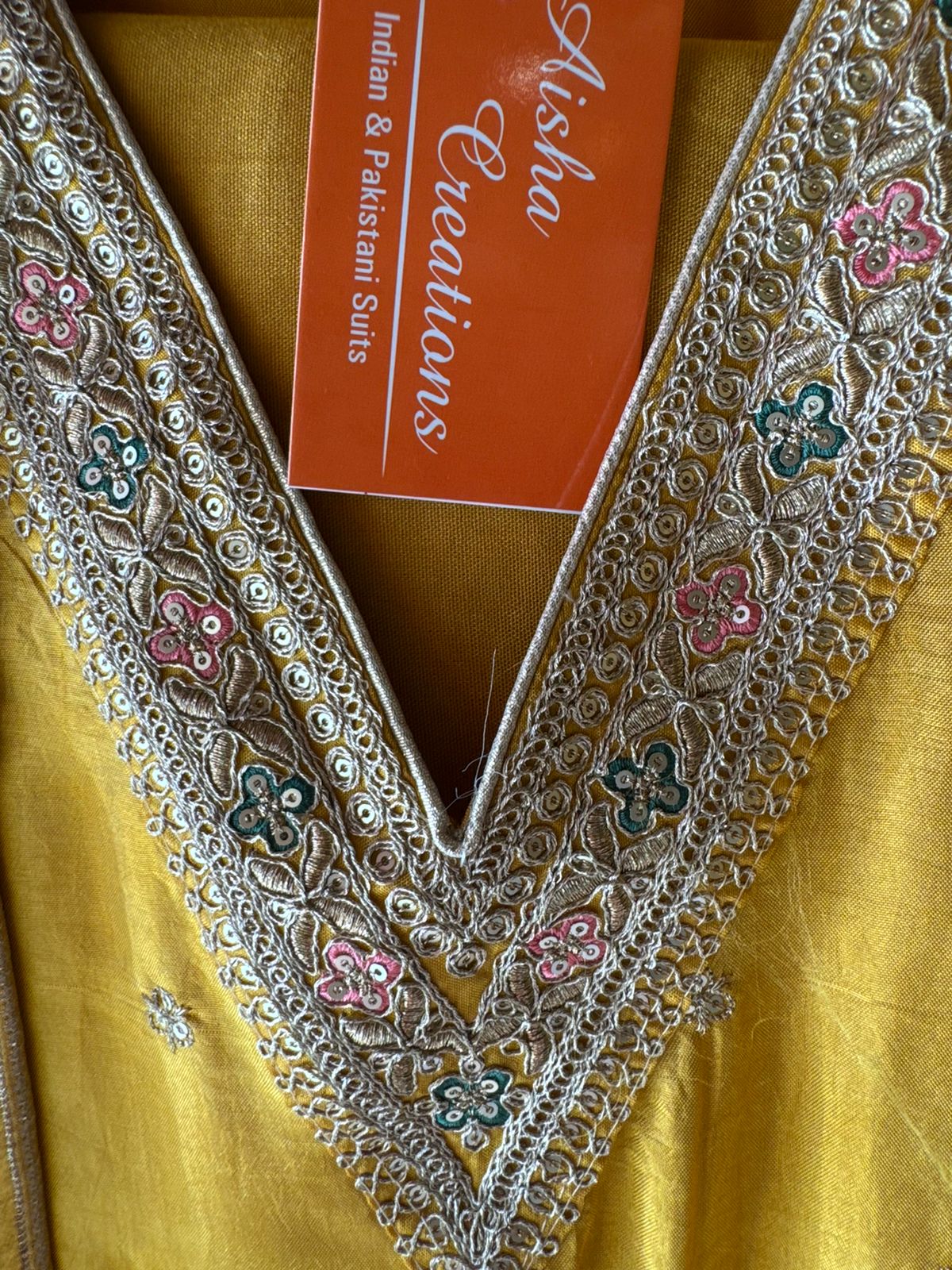 Semi Silk shirt with V neckline