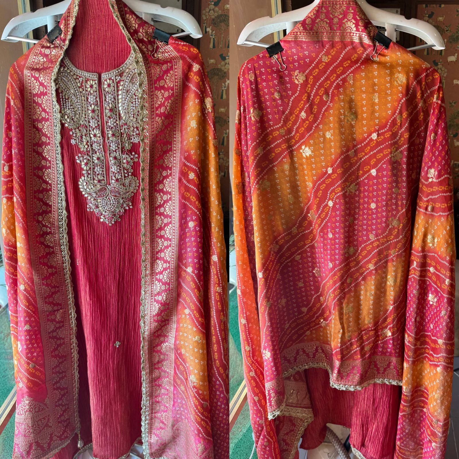 Pure crushed Shimmer tissue (Unstitched)