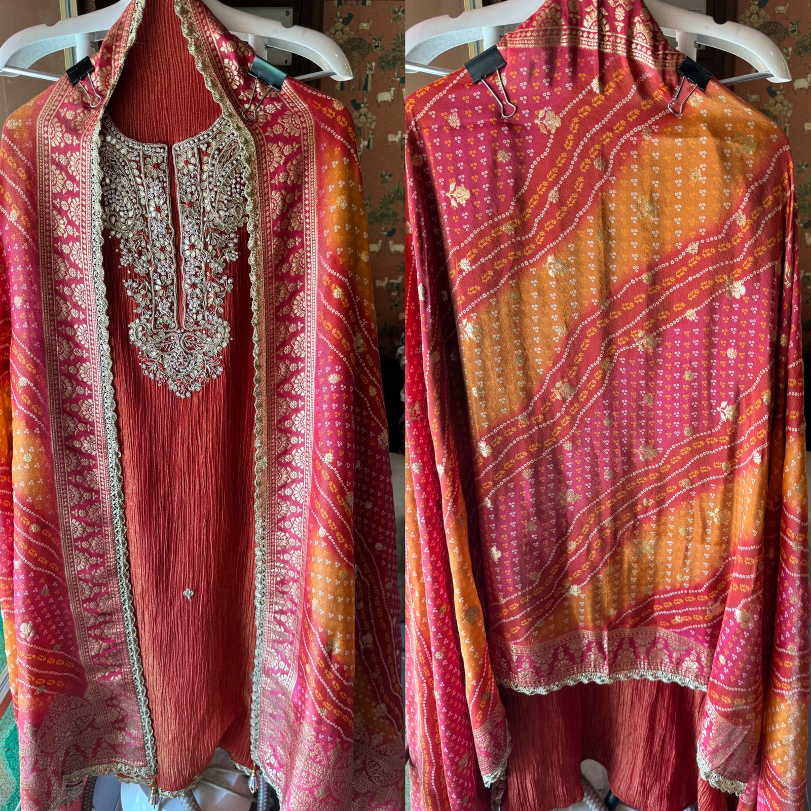 Pure crushed Shimmer tissue (Unstitched)