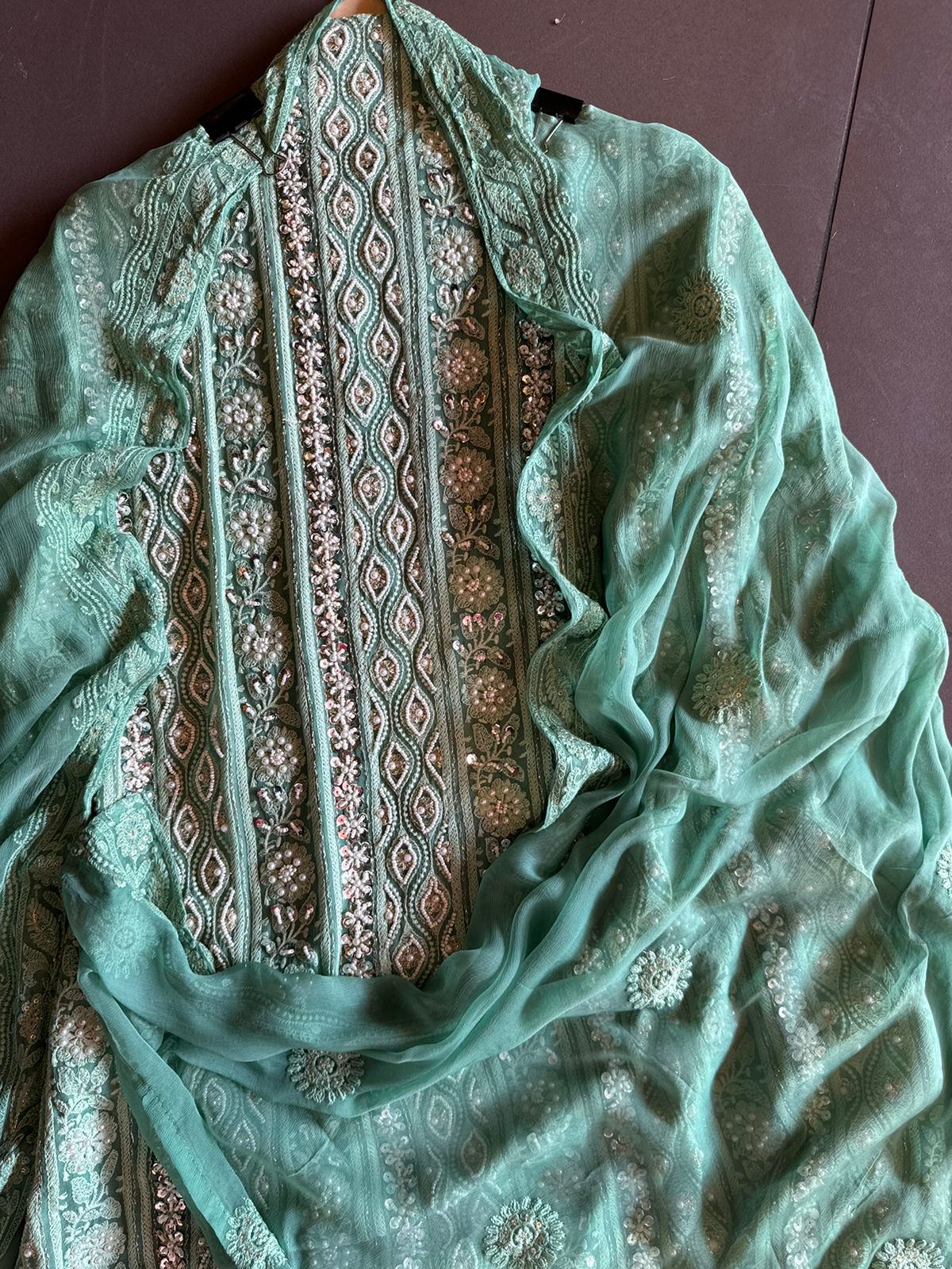 Pure Georgette Suits with Handwork done