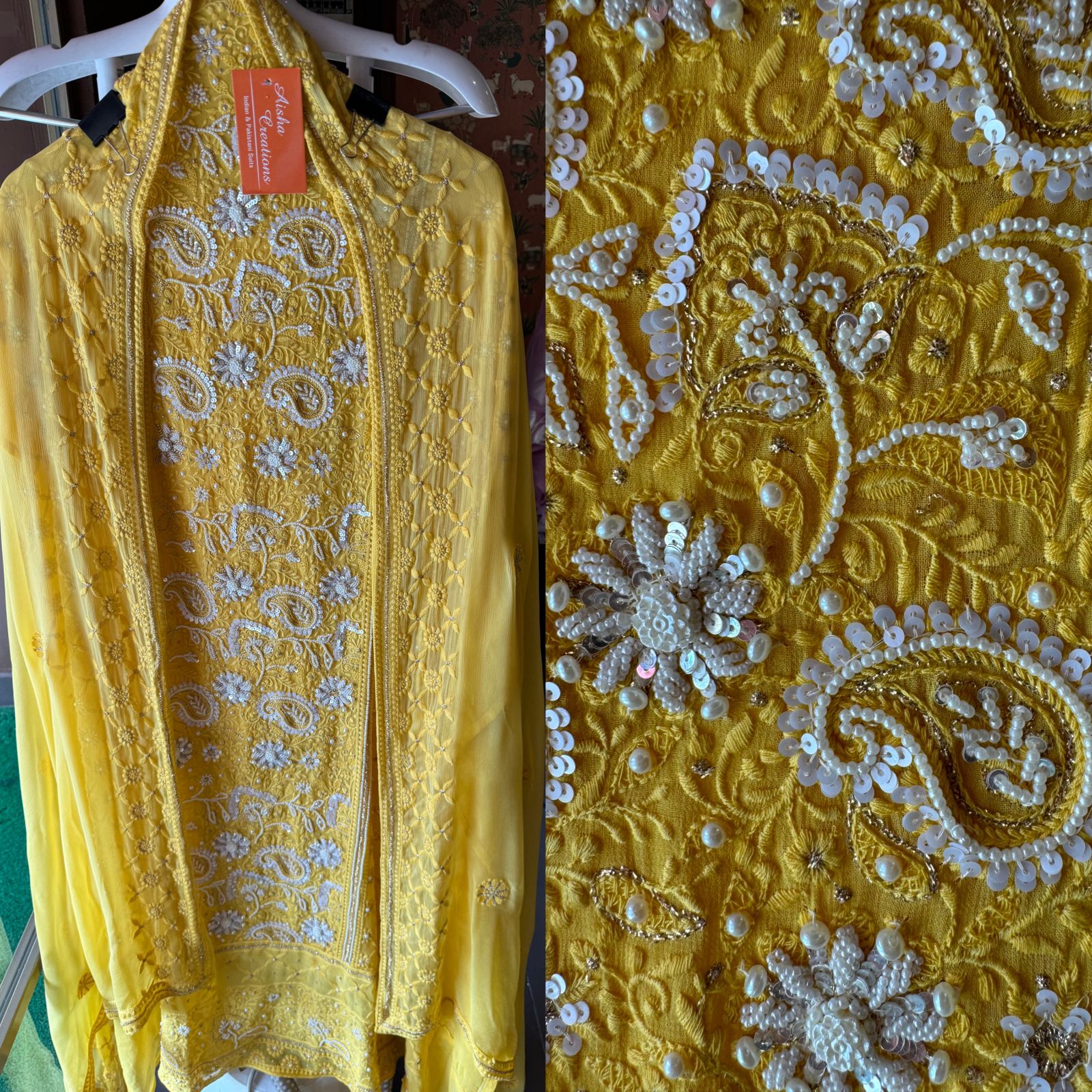 Pure Georgette Unstitched shirt