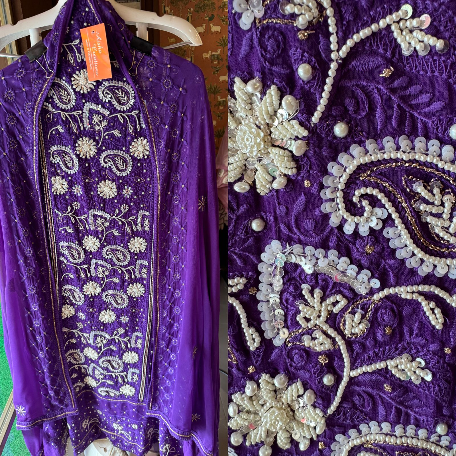 Pure Georgette Unstitched shirt