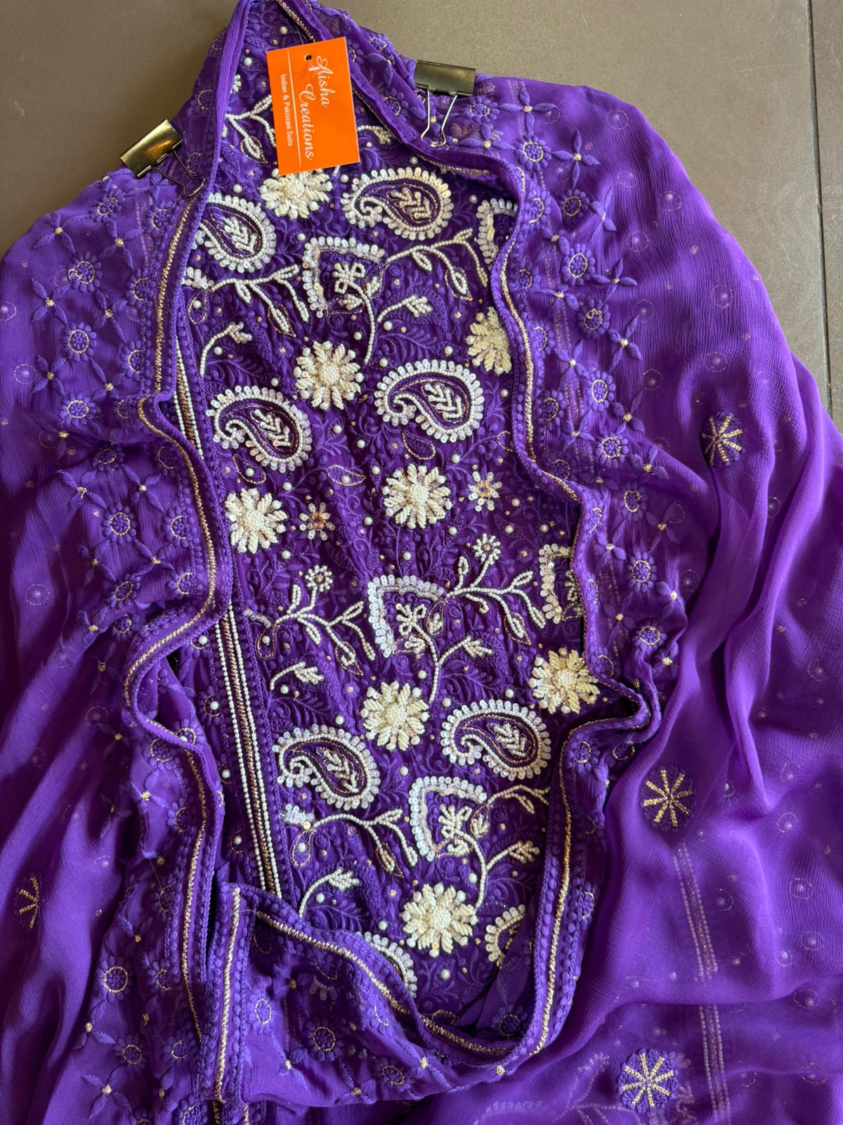 Pure Georgette Unstitched shirt