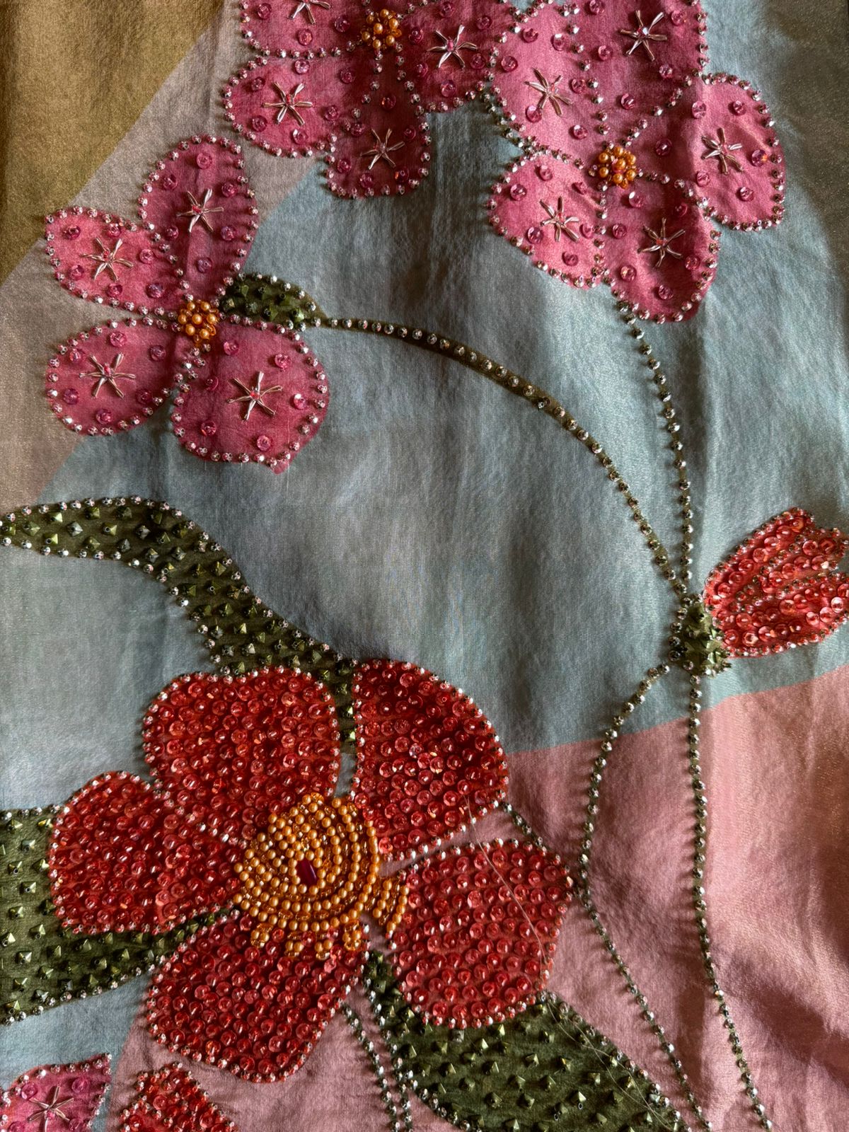 Digital printed Tissue Shirt(Tri shaded)