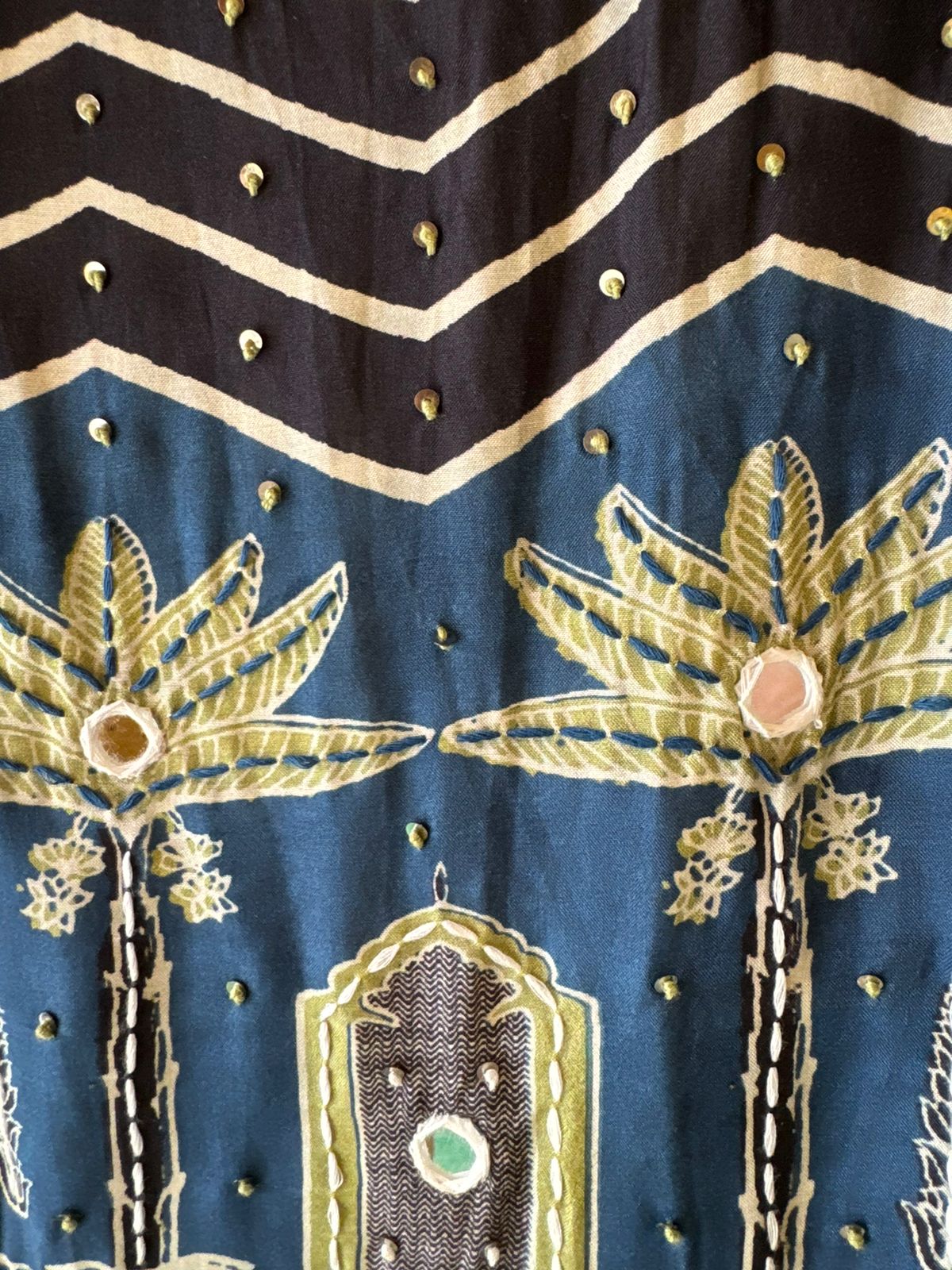 Soft Muslin Block printed (Kalamkari print) Shirt