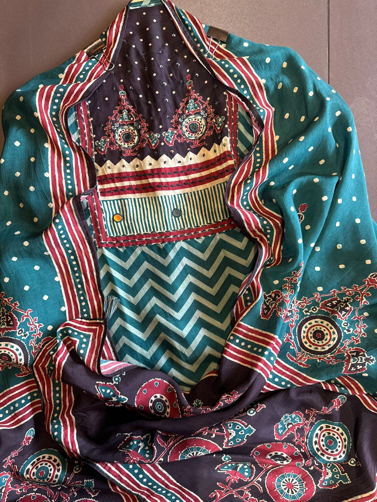 Soft Muslin Block printed (Kalamkari print) Shirt