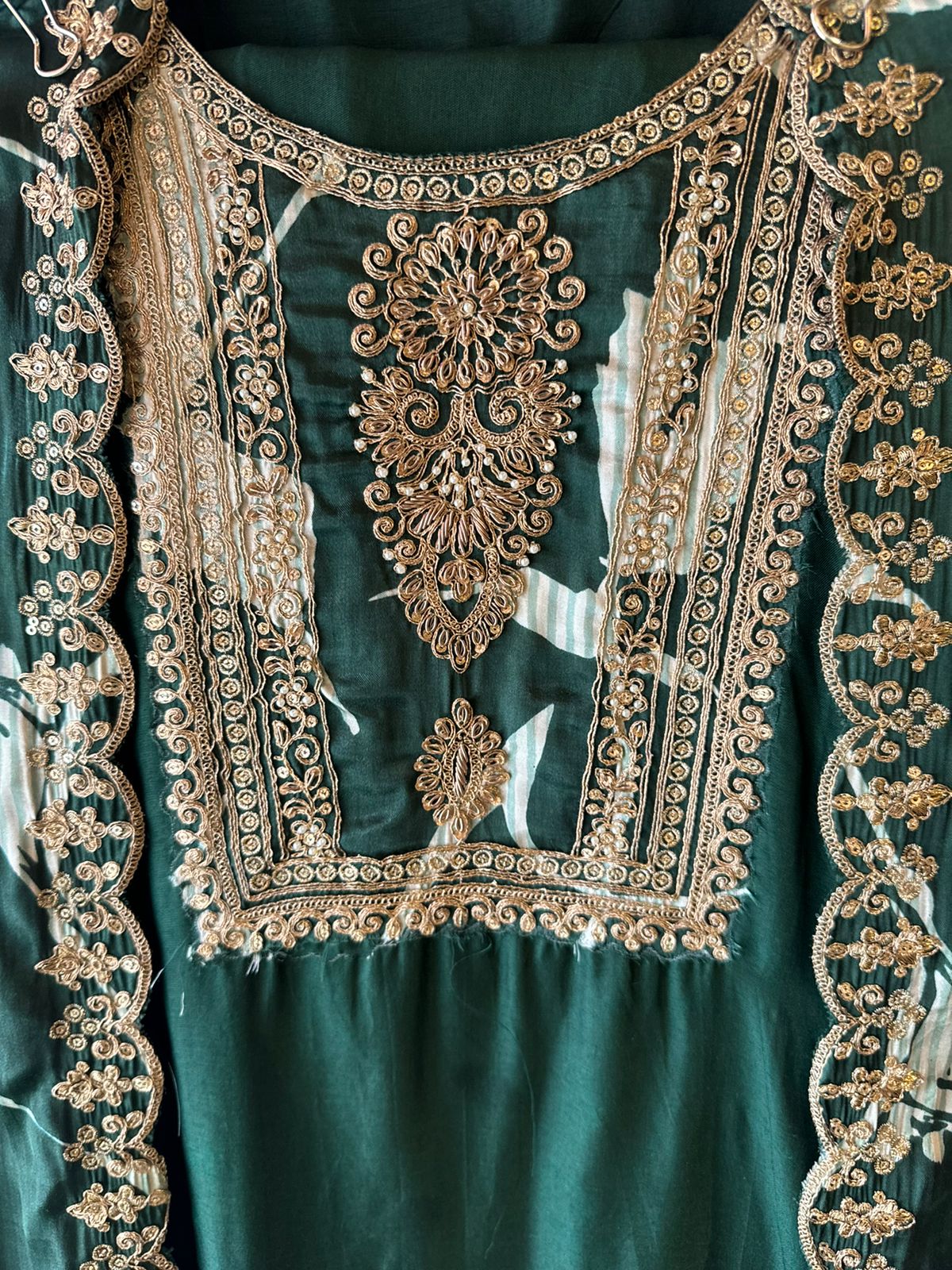 Pure Silk Unstitched Kurta (Full size shirt)