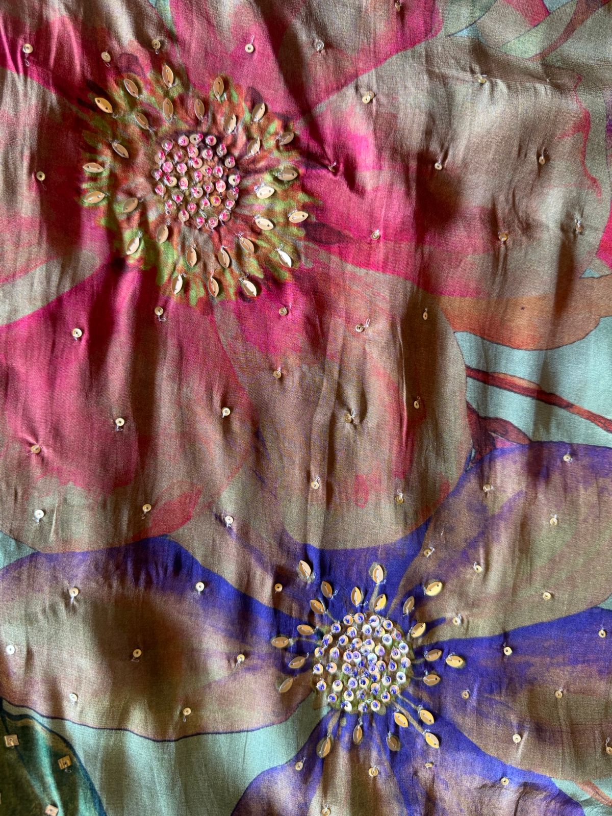 Crepe Silk digital printed shirt