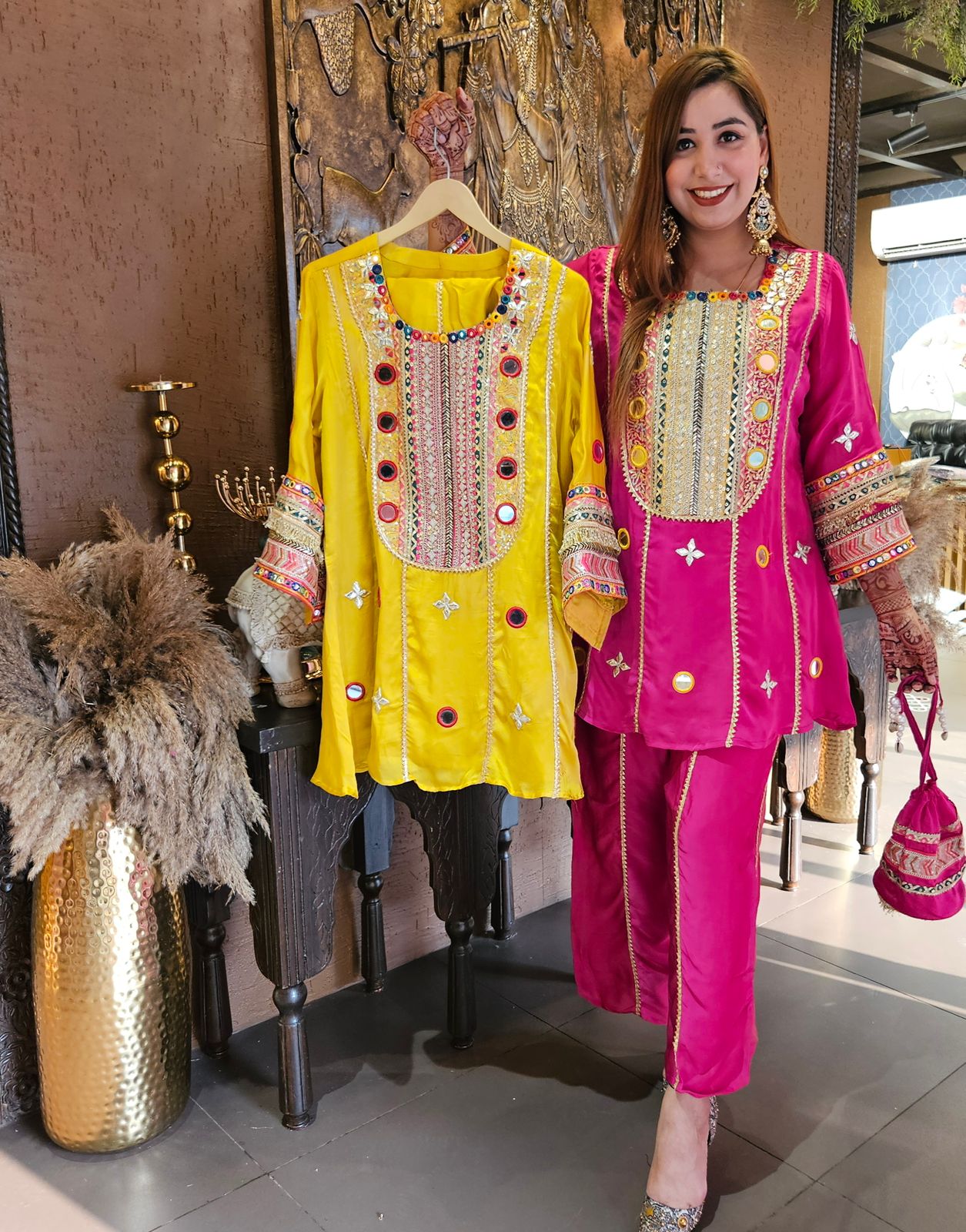 Pure organza Silk COORD