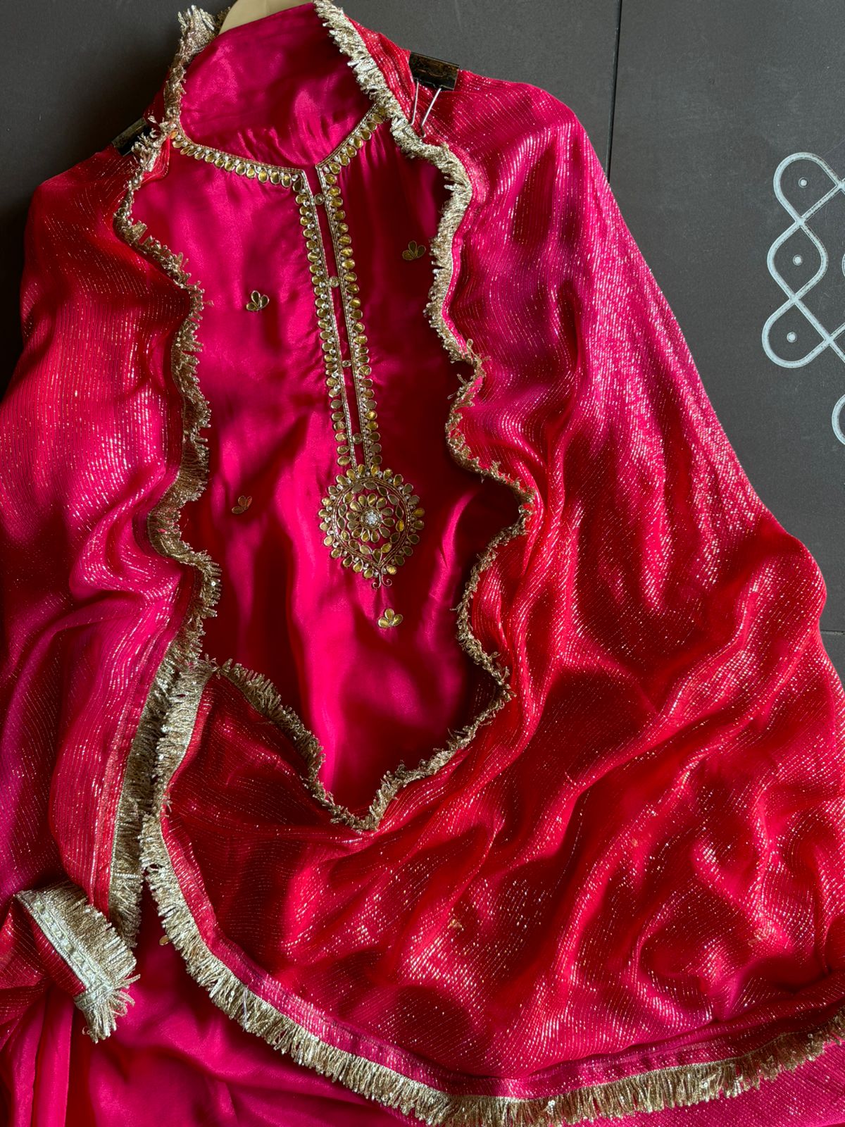 Pure Soft Silk Unstitched Shirt