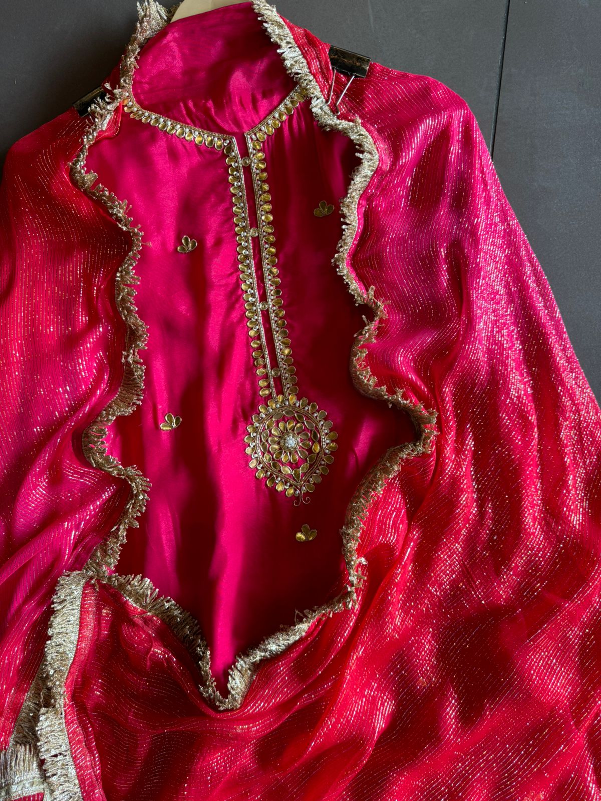 Pure Soft Silk Unstitched Shirt