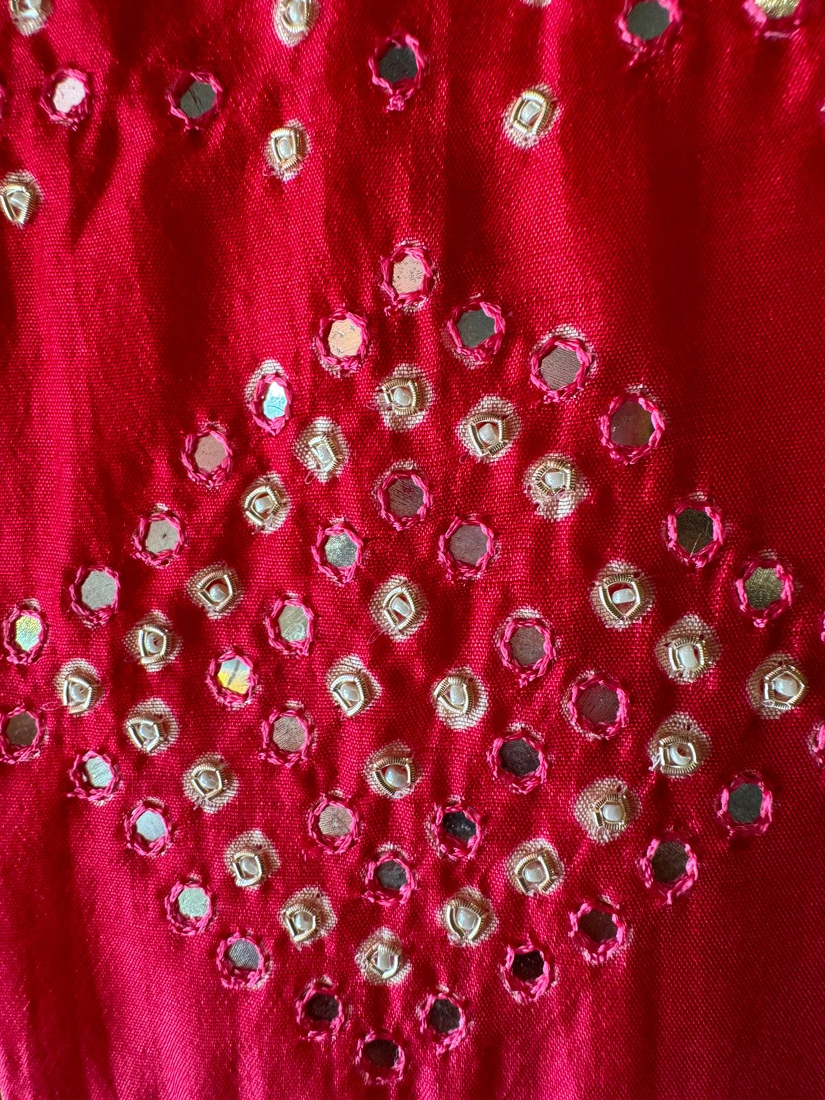 Bandhani printed Silk Shirt