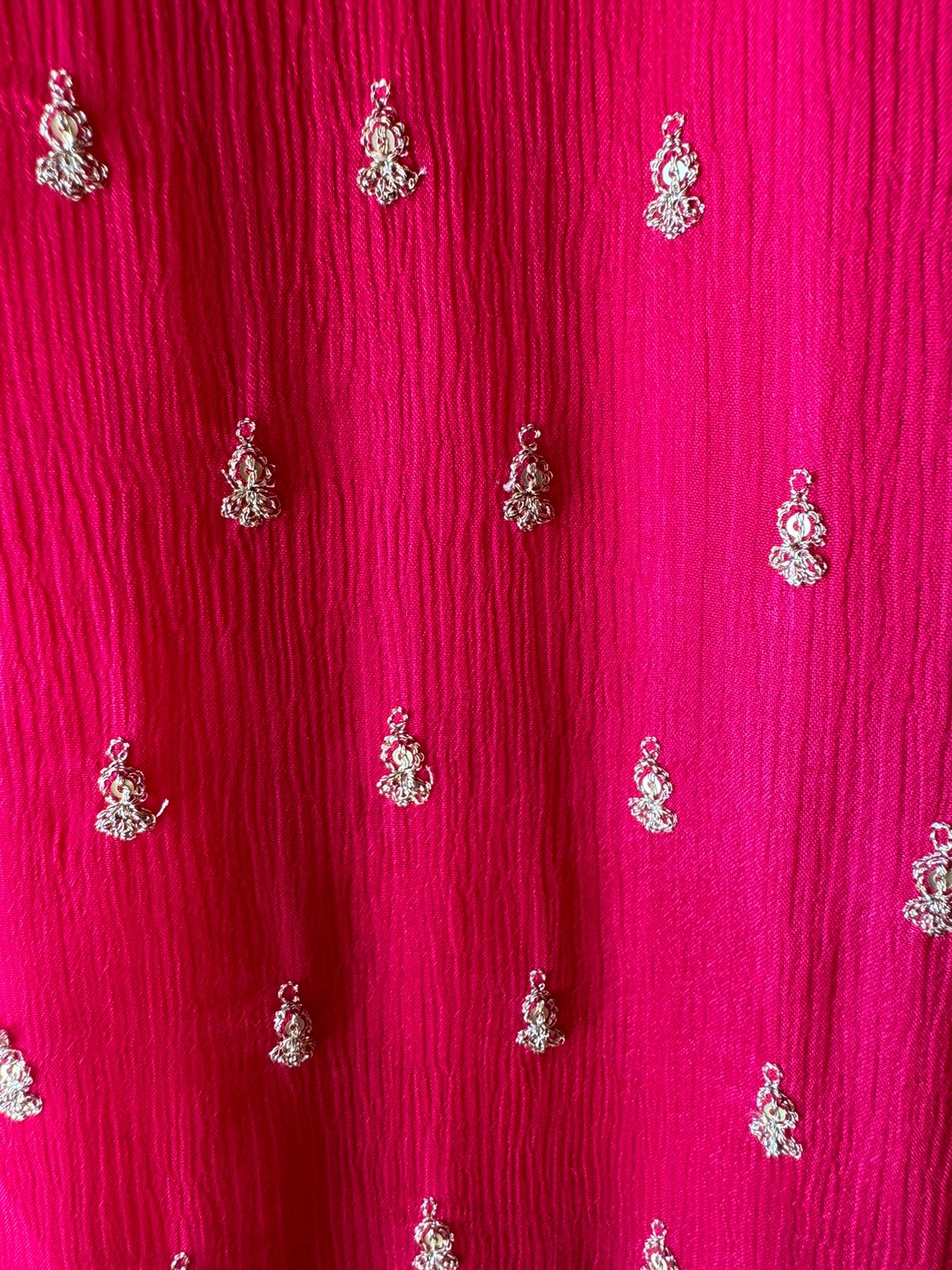Pure chinon Unstitched kurta