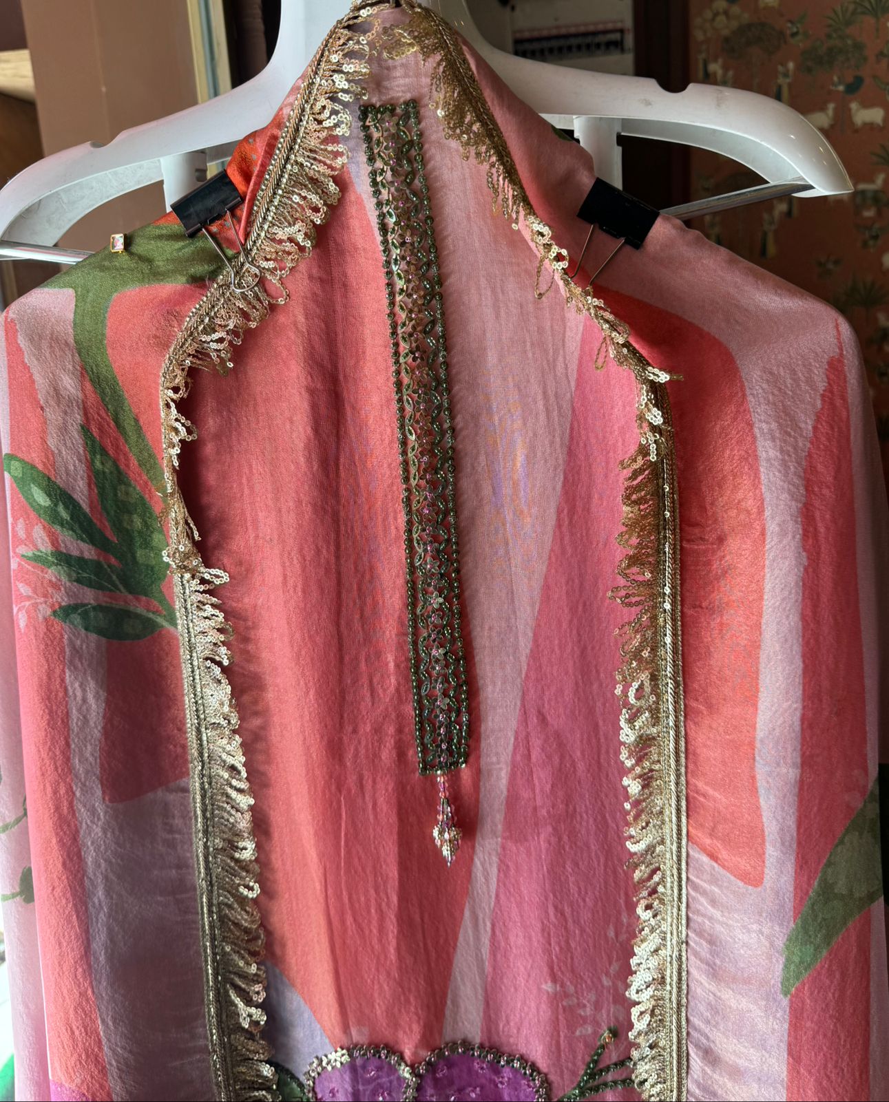 Digital printed Tissue Shirt(Tri shaded)