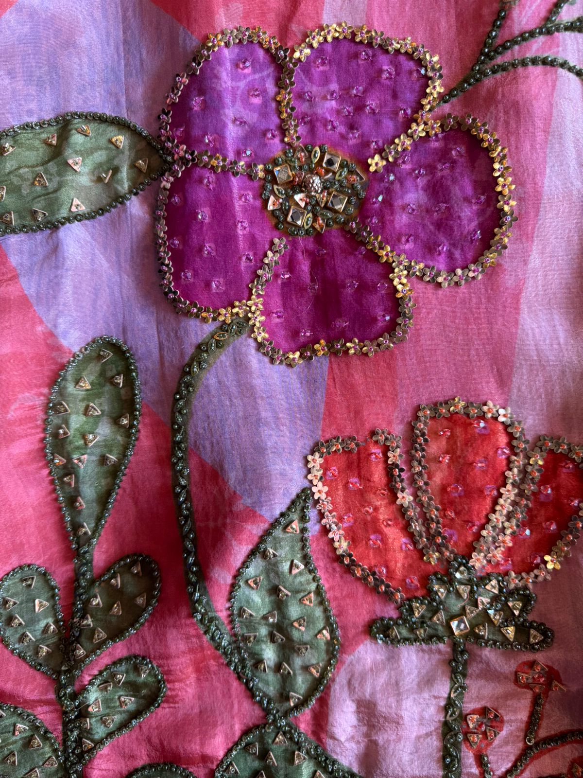 Digital printed Tissue Shirt(Tri shaded)