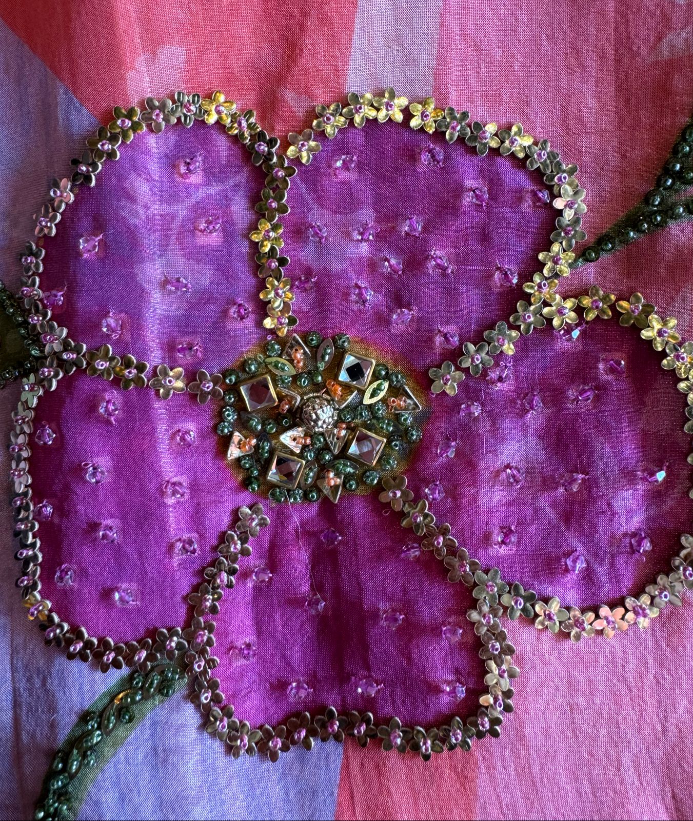 Digital printed Tissue Shirt(Tri shaded)