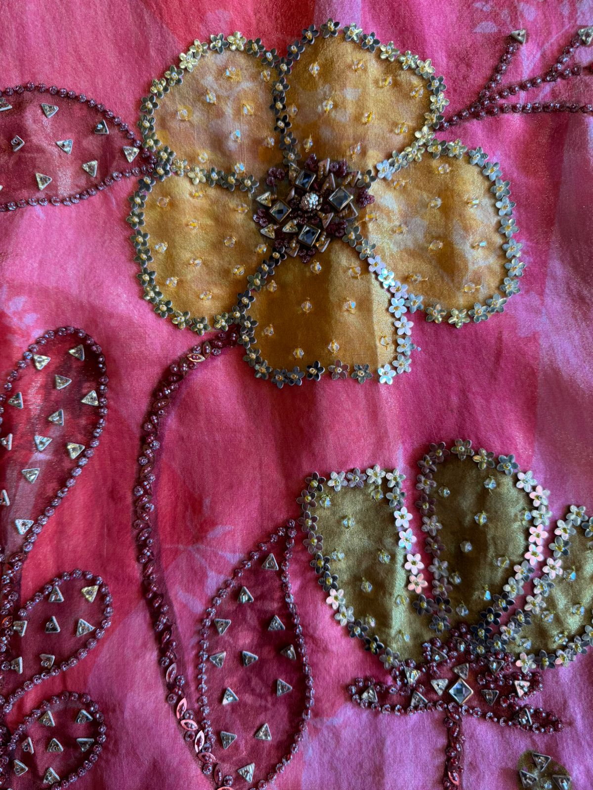 Digital printed Tissue Shirt(Tri shaded)