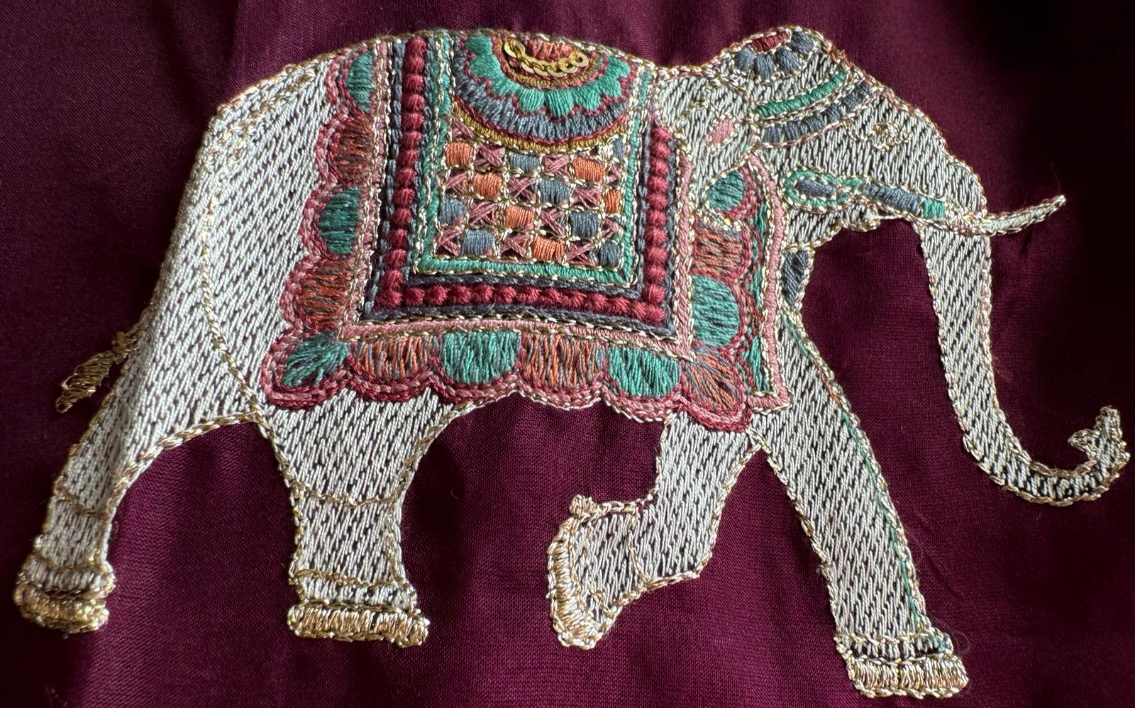 Pure crepe silk Shirt with complete Swarovski