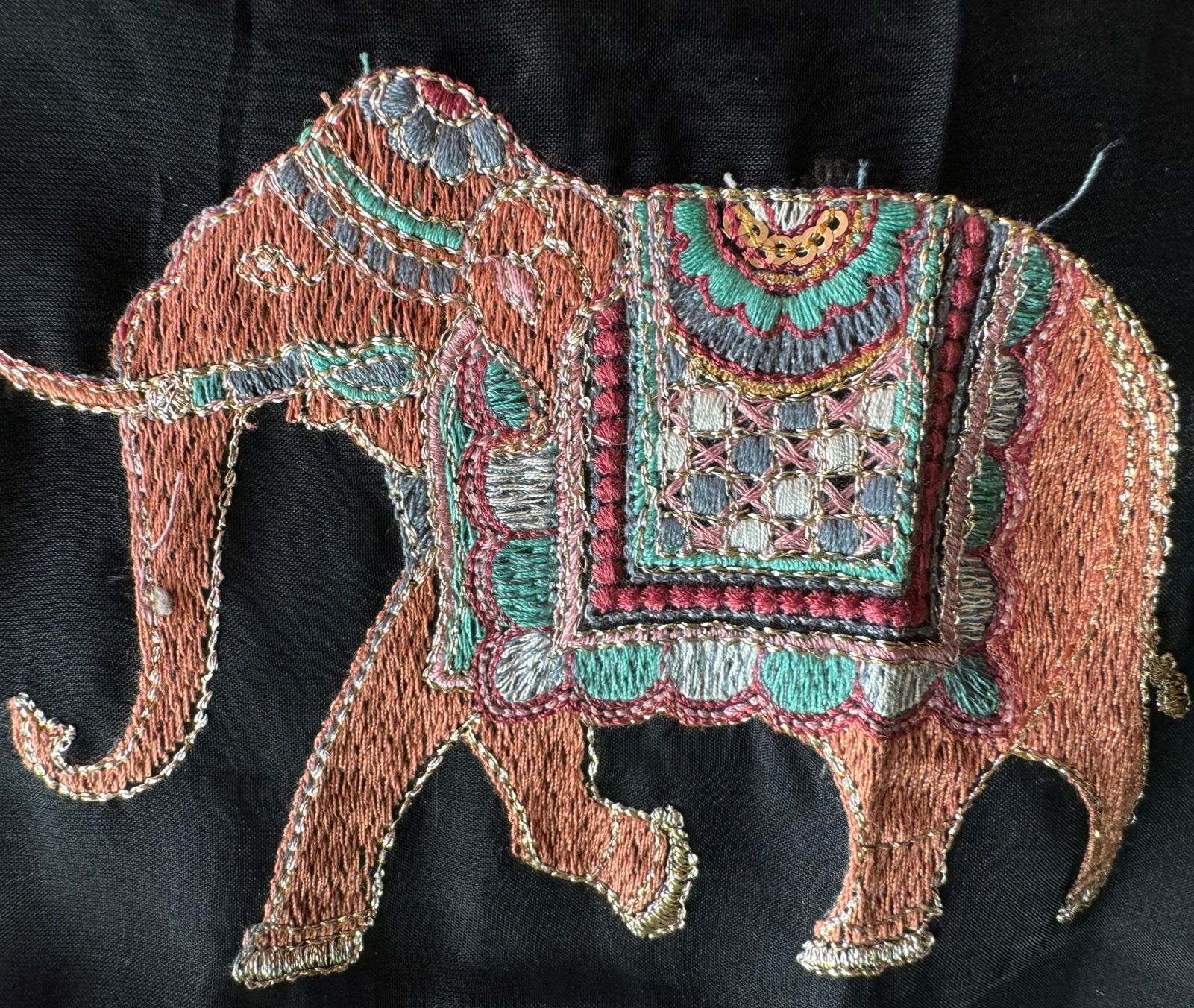 Pure crepe silk Shirt with complete Swarovski