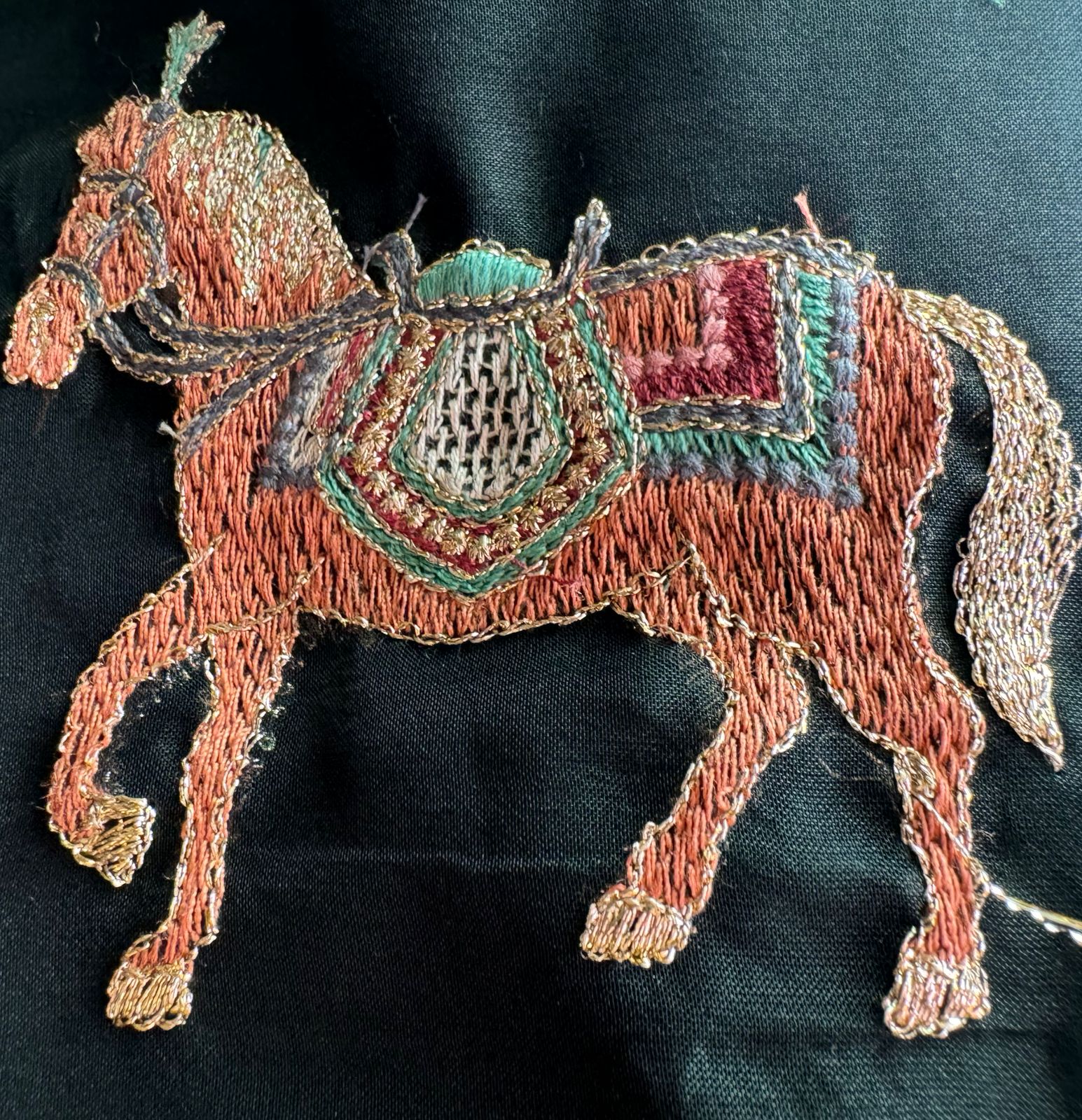 Pure crepe silk Shirt with complete Swarovski