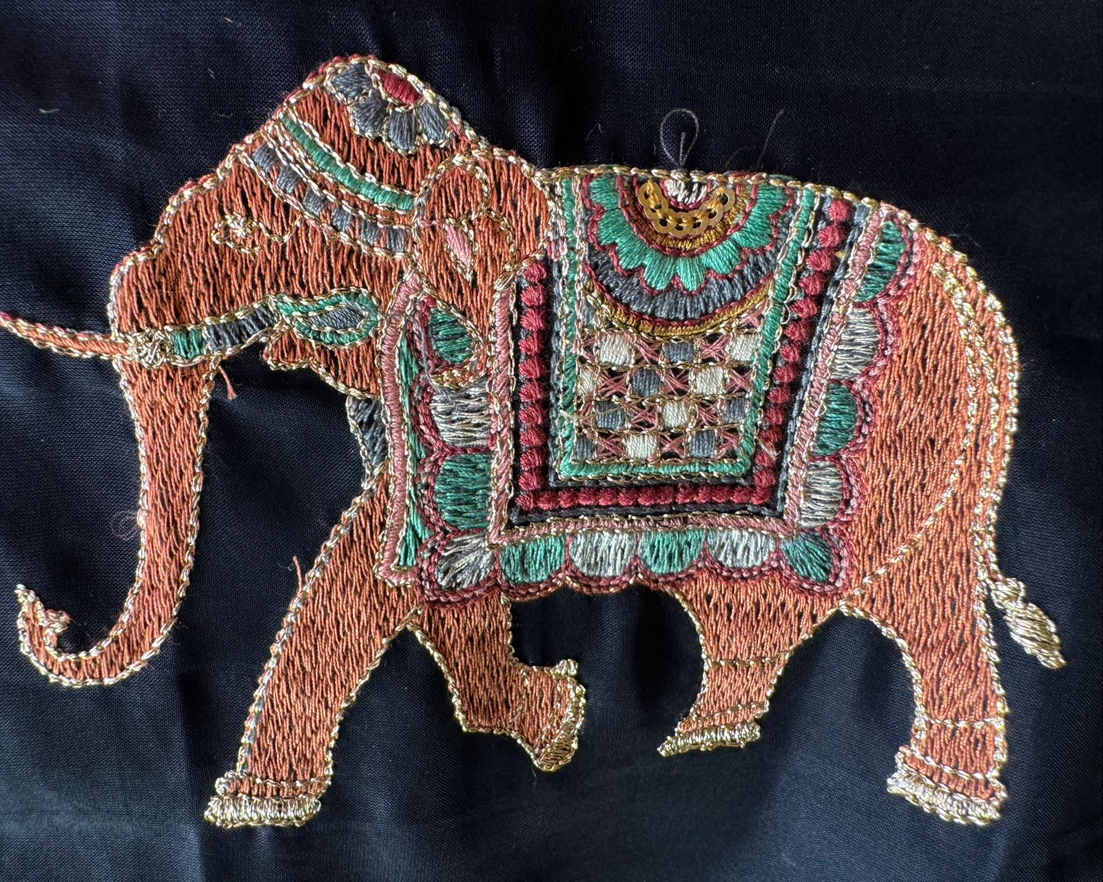 Pure crepe silk Shirt with complete Swarovski