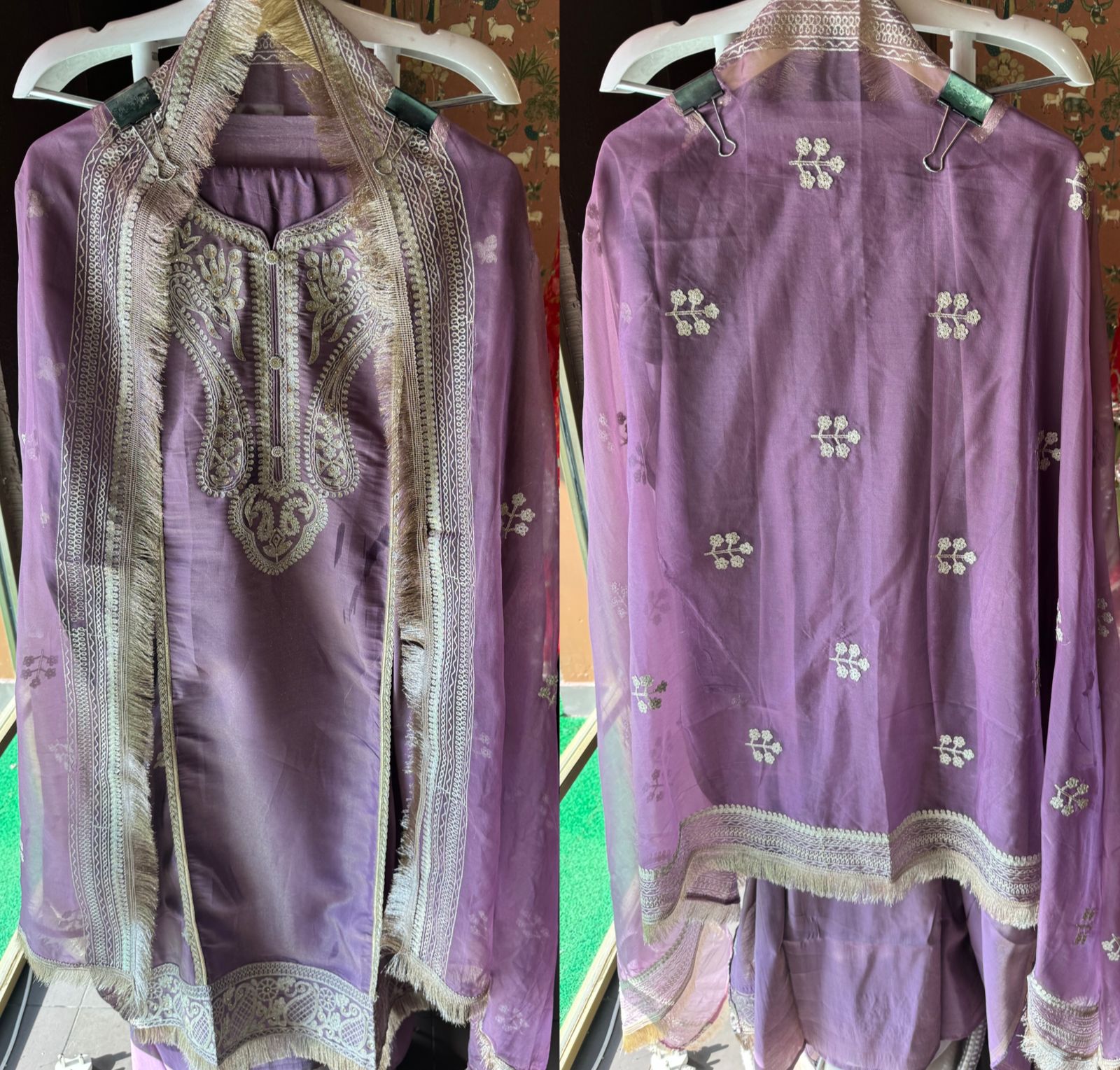 Silk jacquard unstitched shirt (Copy)