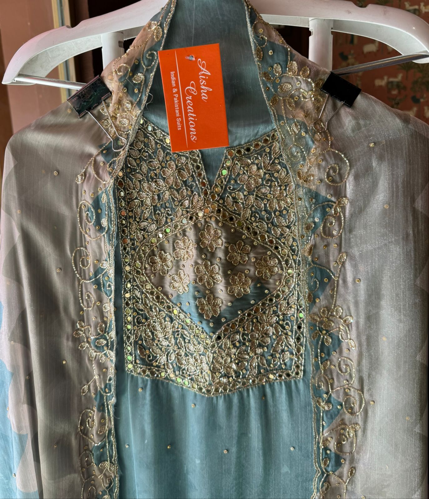 Pure soft glass tissue unstitched shirt