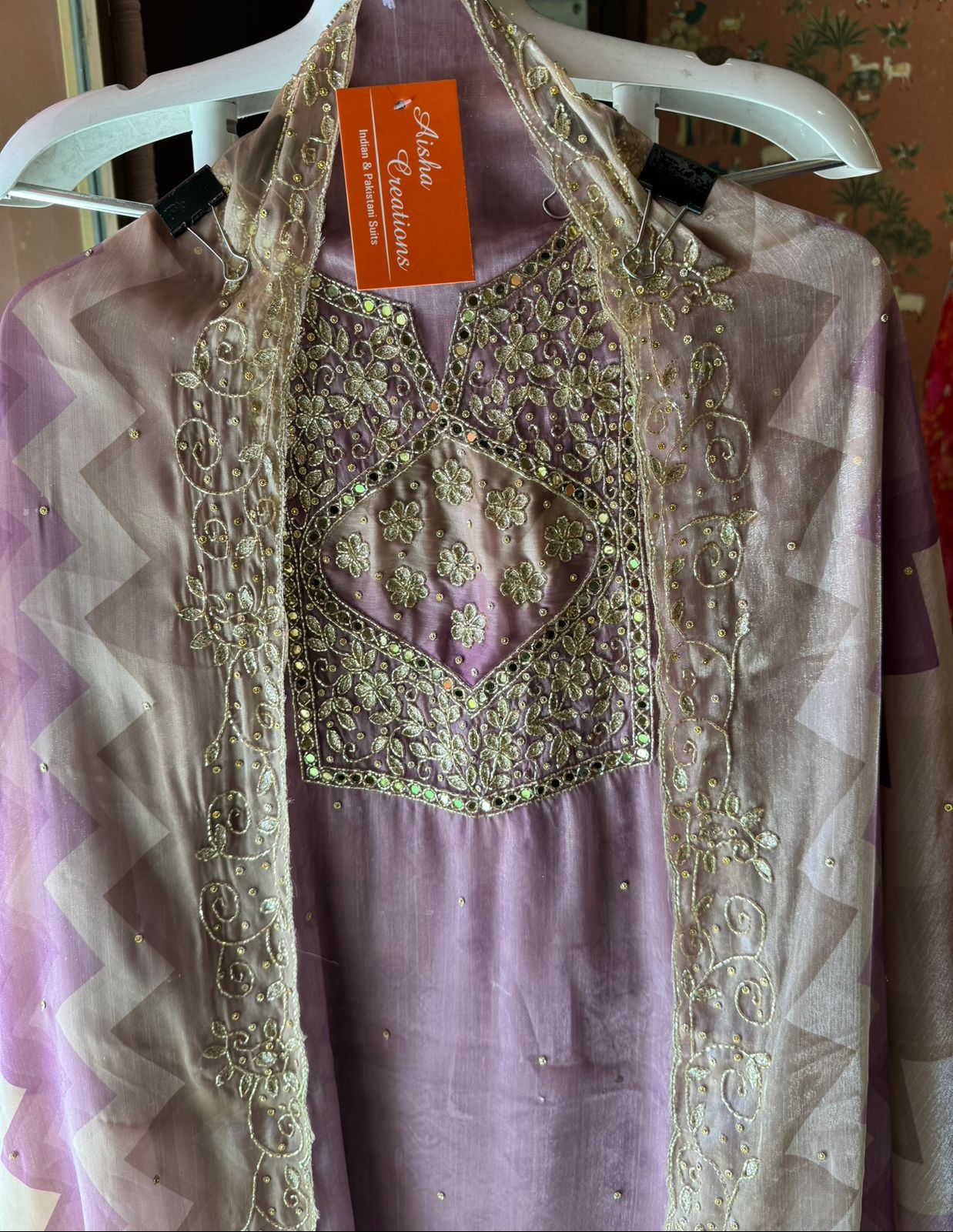 Pure soft glass tissue unstitched shirt