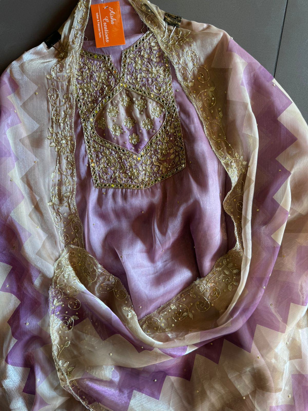 Pure soft glass tissue unstitched shirt