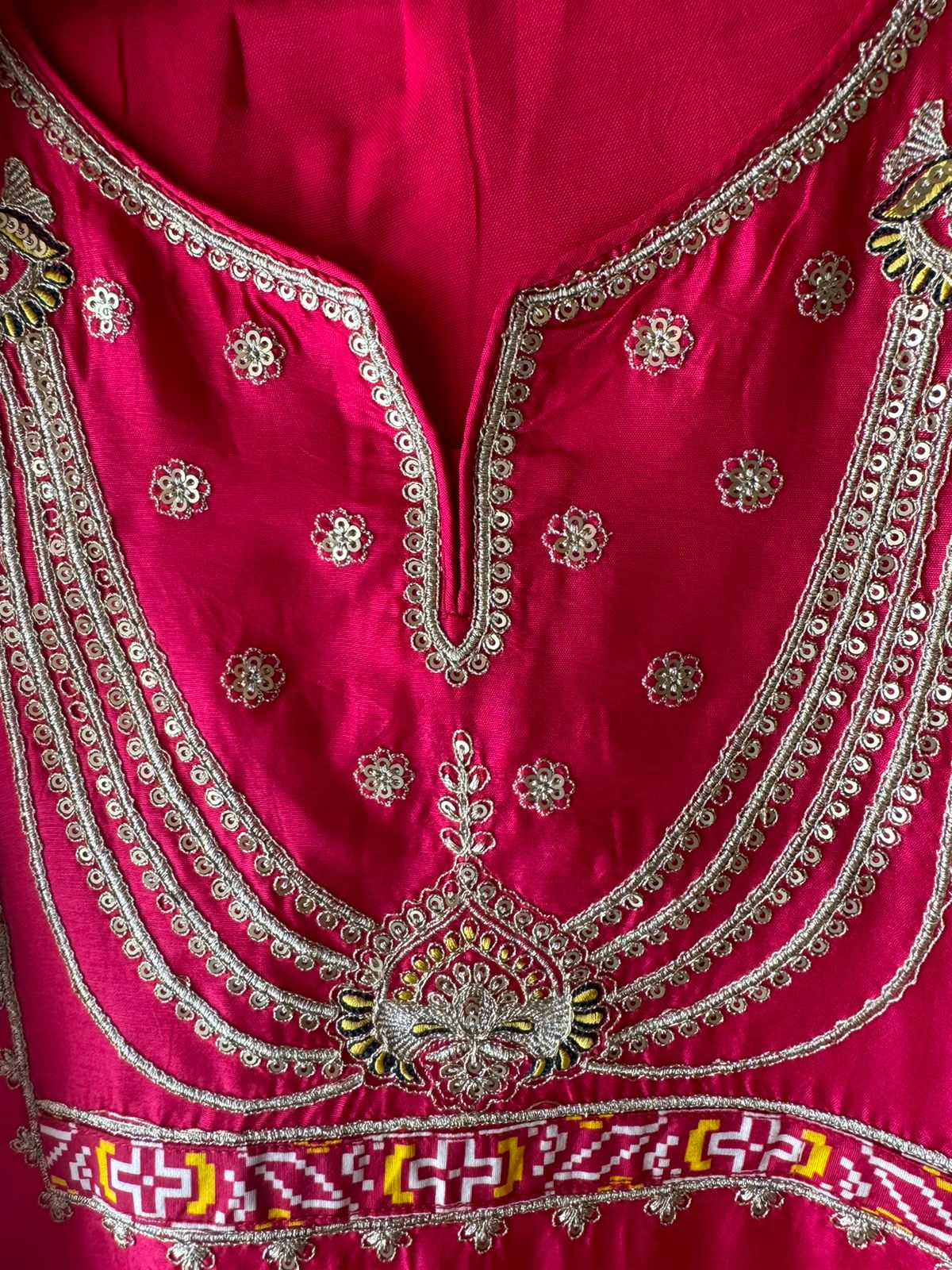 Pure Silk Shirt with Beautiful Dori