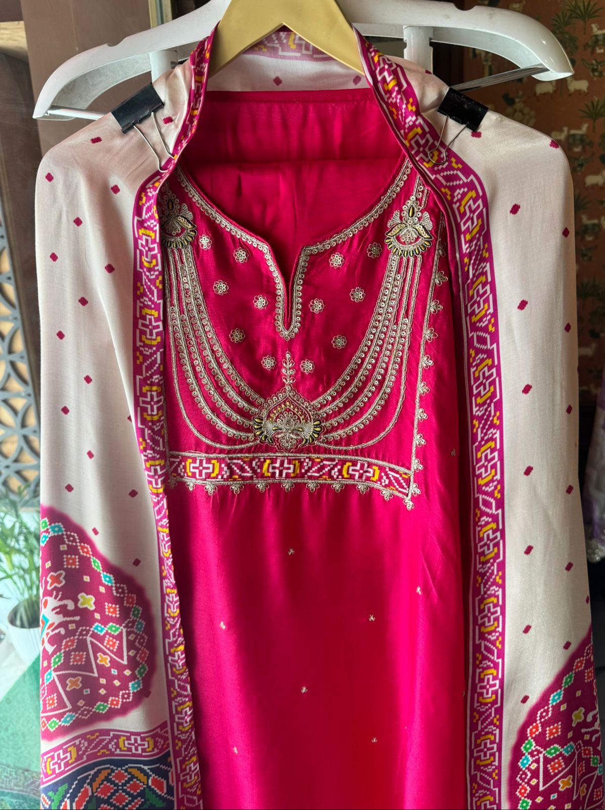 Pure Silk Shirt with Beautiful Dori