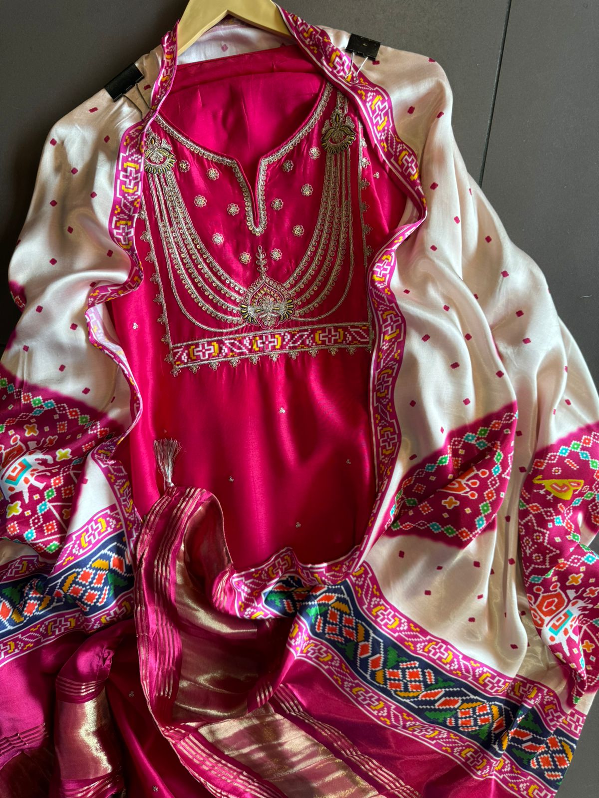 Pure Silk Shirt with Beautiful Dori