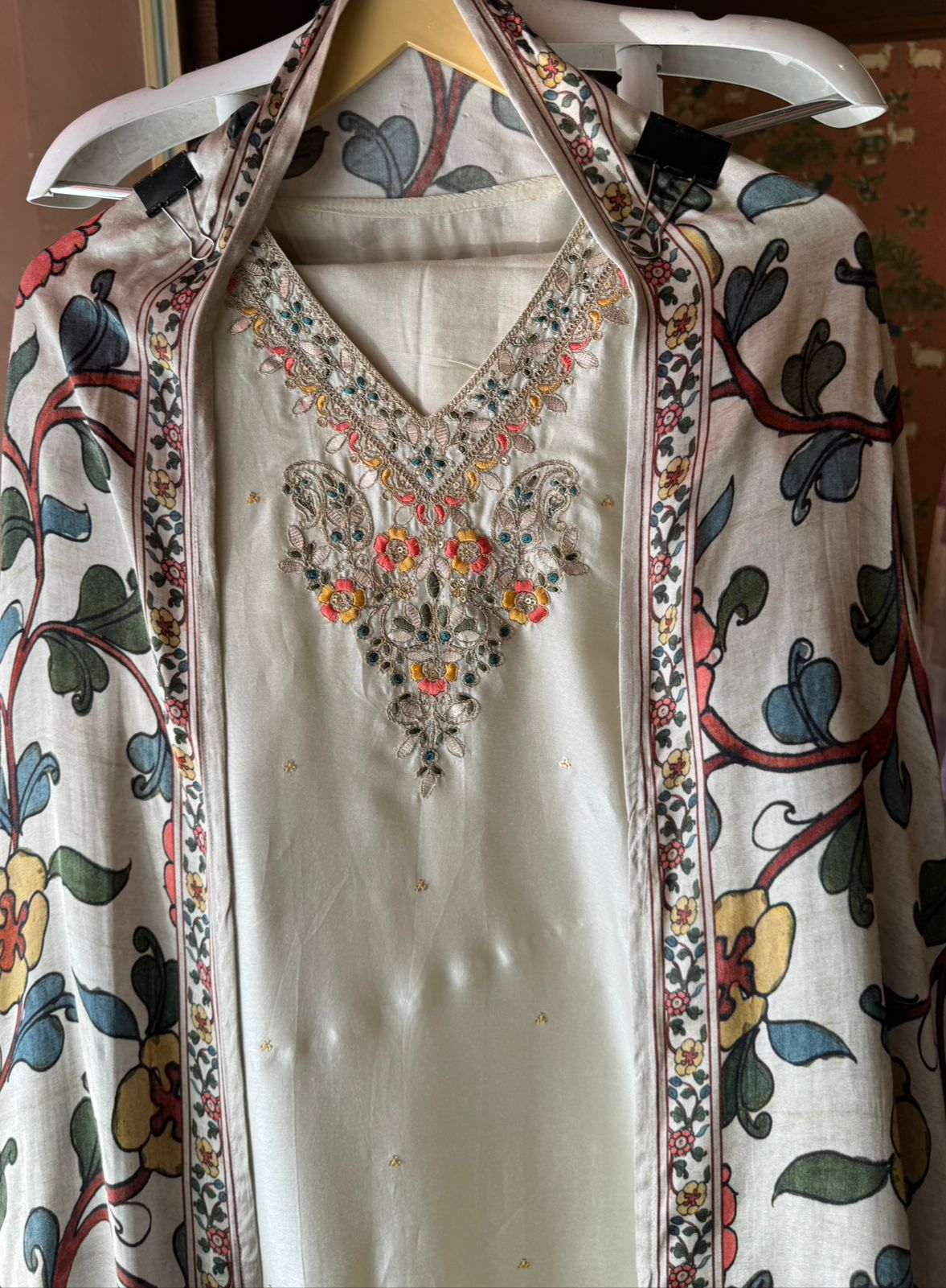 Pure Silk Shirt with Beautiful Dori