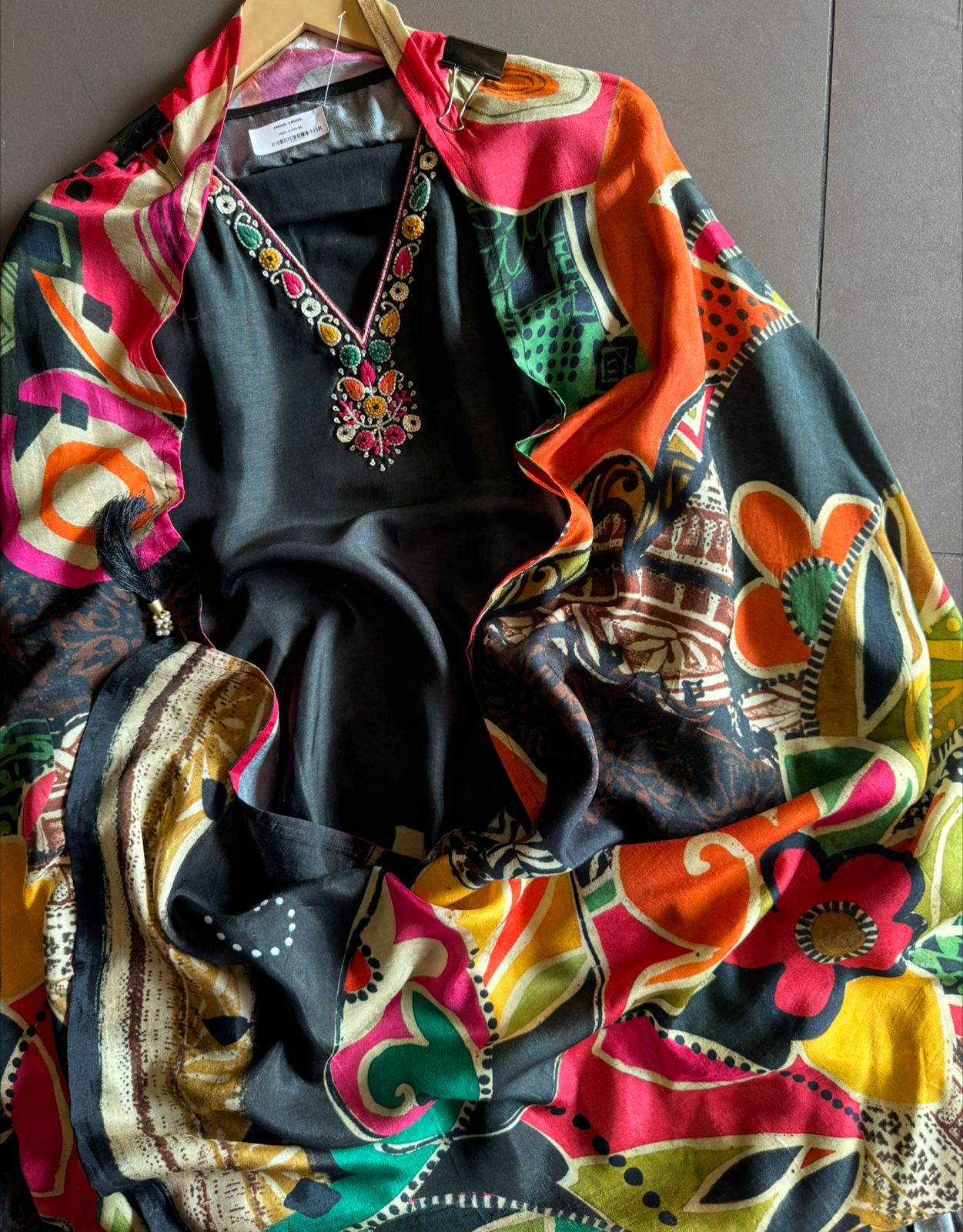 Pure digital printed silk shirt