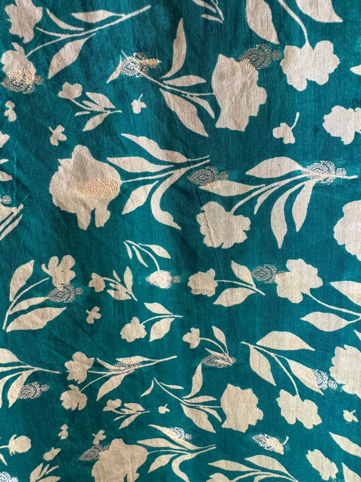 Pure baluchari Silk weaved digital printed shirt