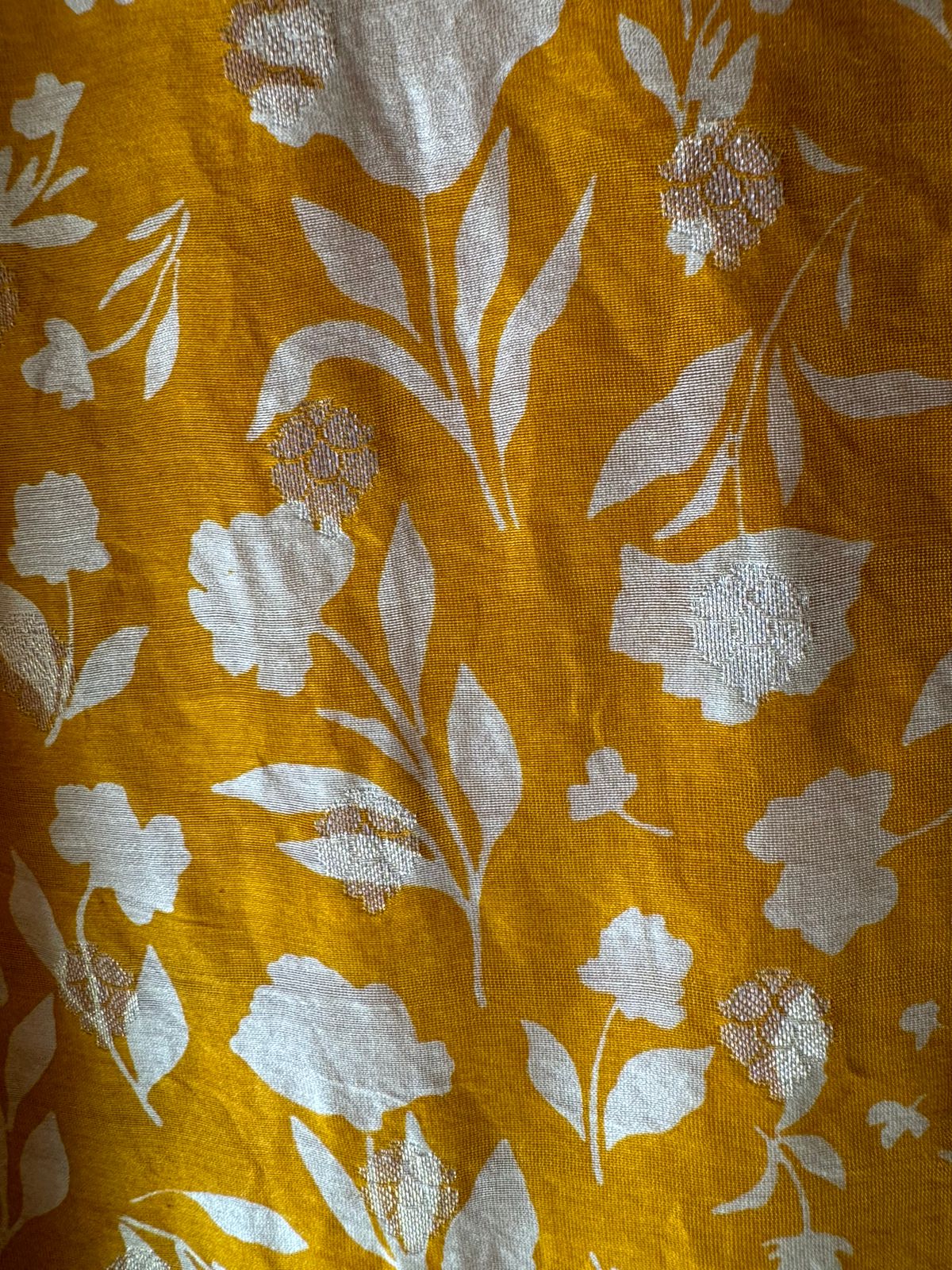 Pure baluchari Silk weaved digital printed shirt